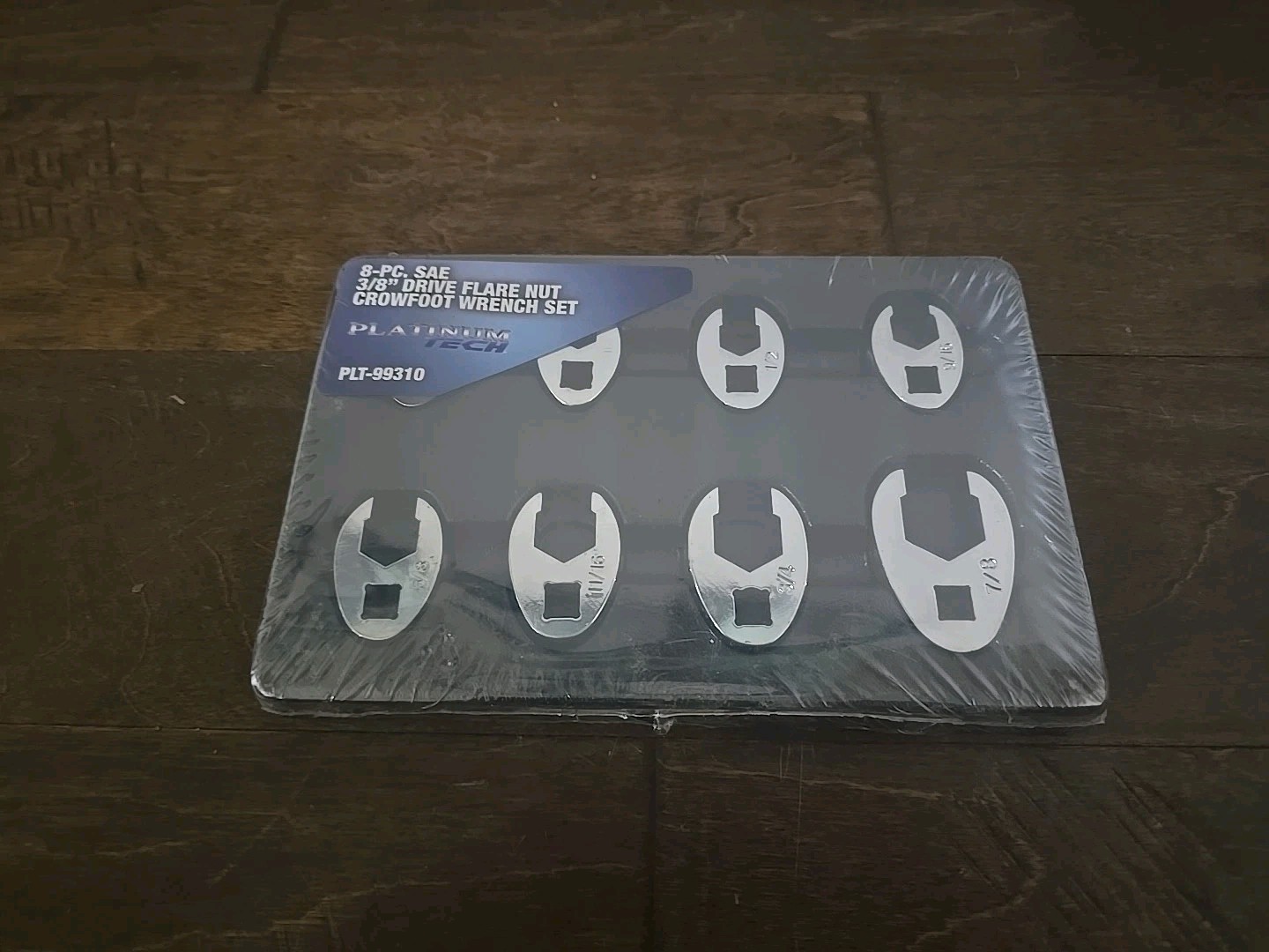 New Platinum Crows Foot Wrench Set 3/8” Drive SAE 8-Piece PLT-99310