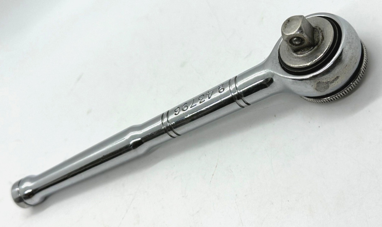 Craftsman Tools 3/8″ Ratchet Socket Wrench Tri Wing Thumb Wheel 8″ Long Round