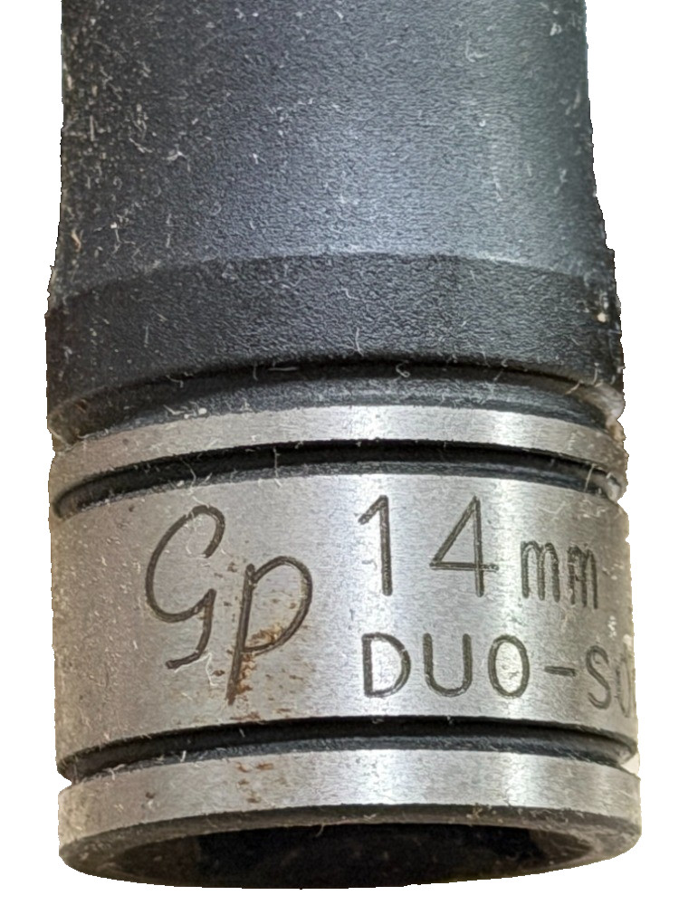 82014M 1/2″ Drive x 14mm Standard Length 6 Pt Duo-Socket Lifetime Warranty