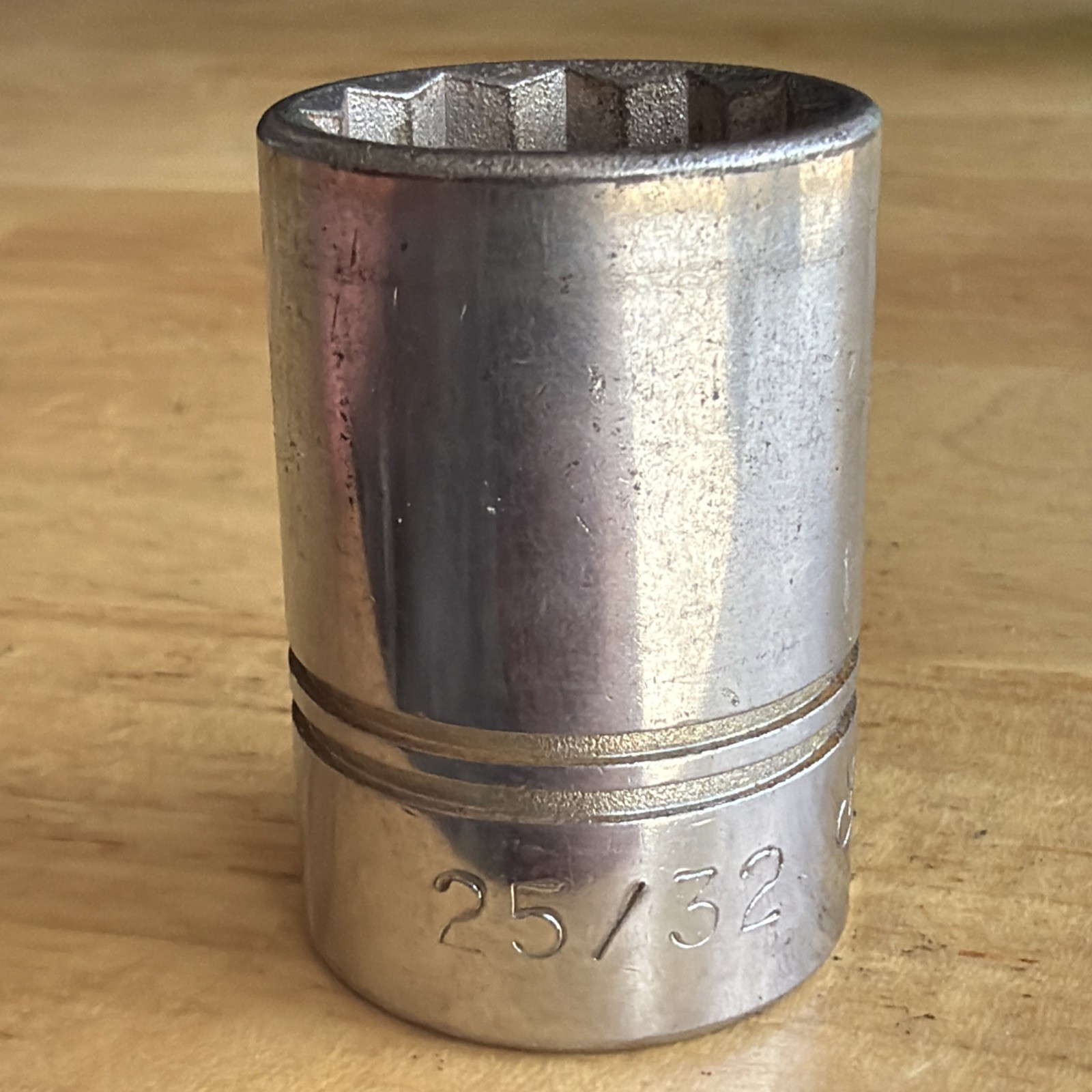Williams Tools 25/32″ Shallow Socket 1/2″ Drive 12 Point ST-1225 Made in USA
