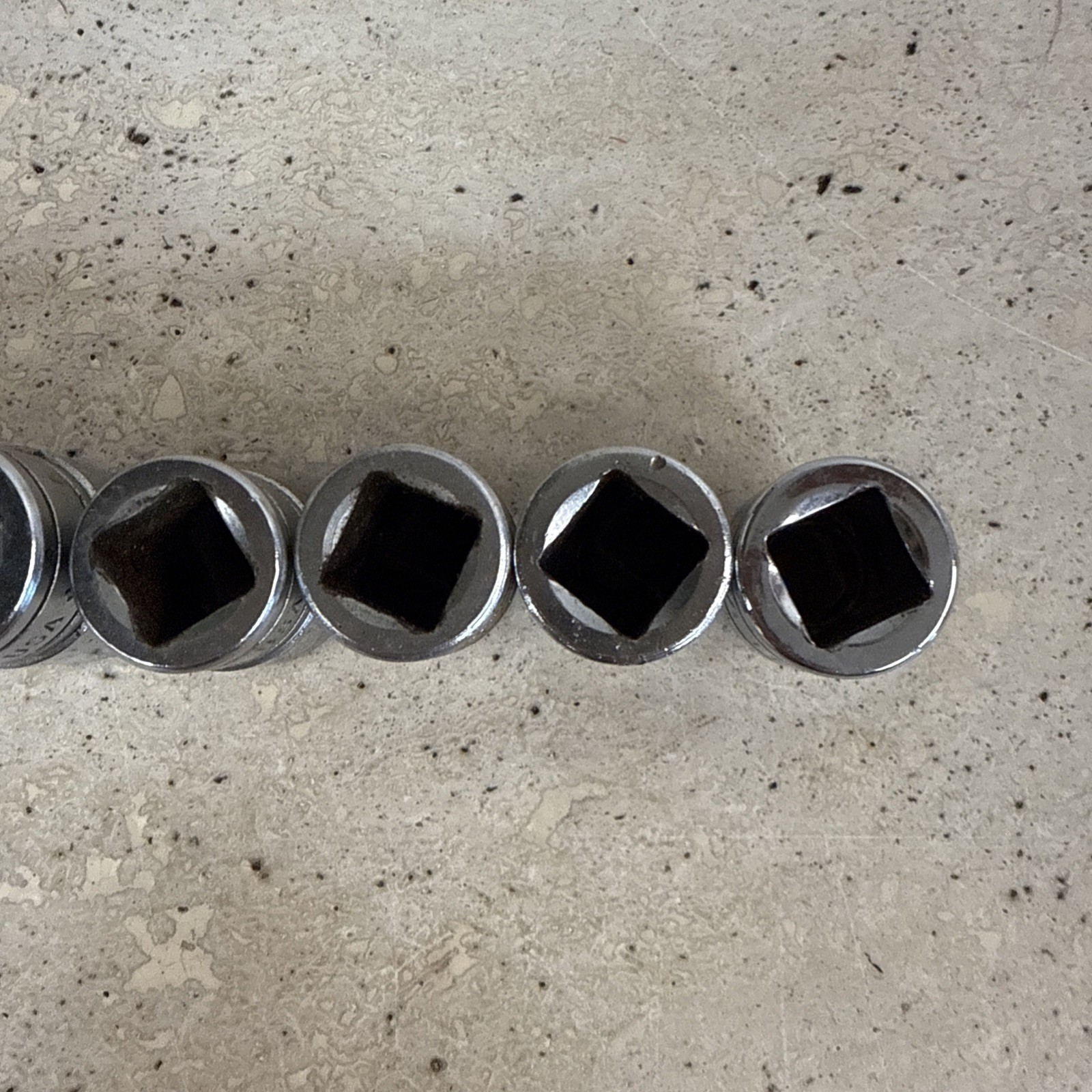 Snap On 9 Piece Set Wrench Sockets FS See Description