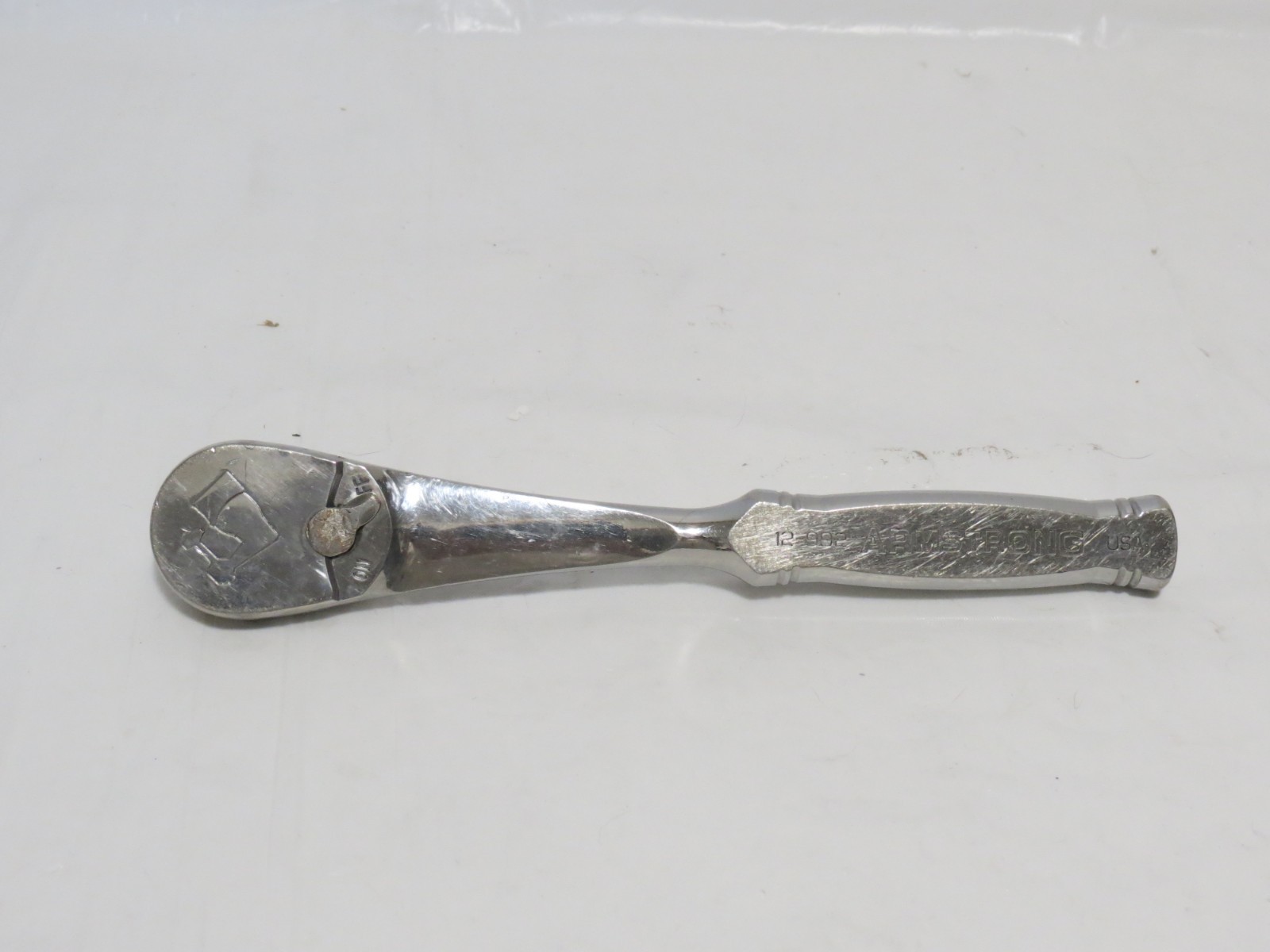 Armstrong Tools USA 12-992 Polished 1/2″ Ratchet Long 10.25″ Used