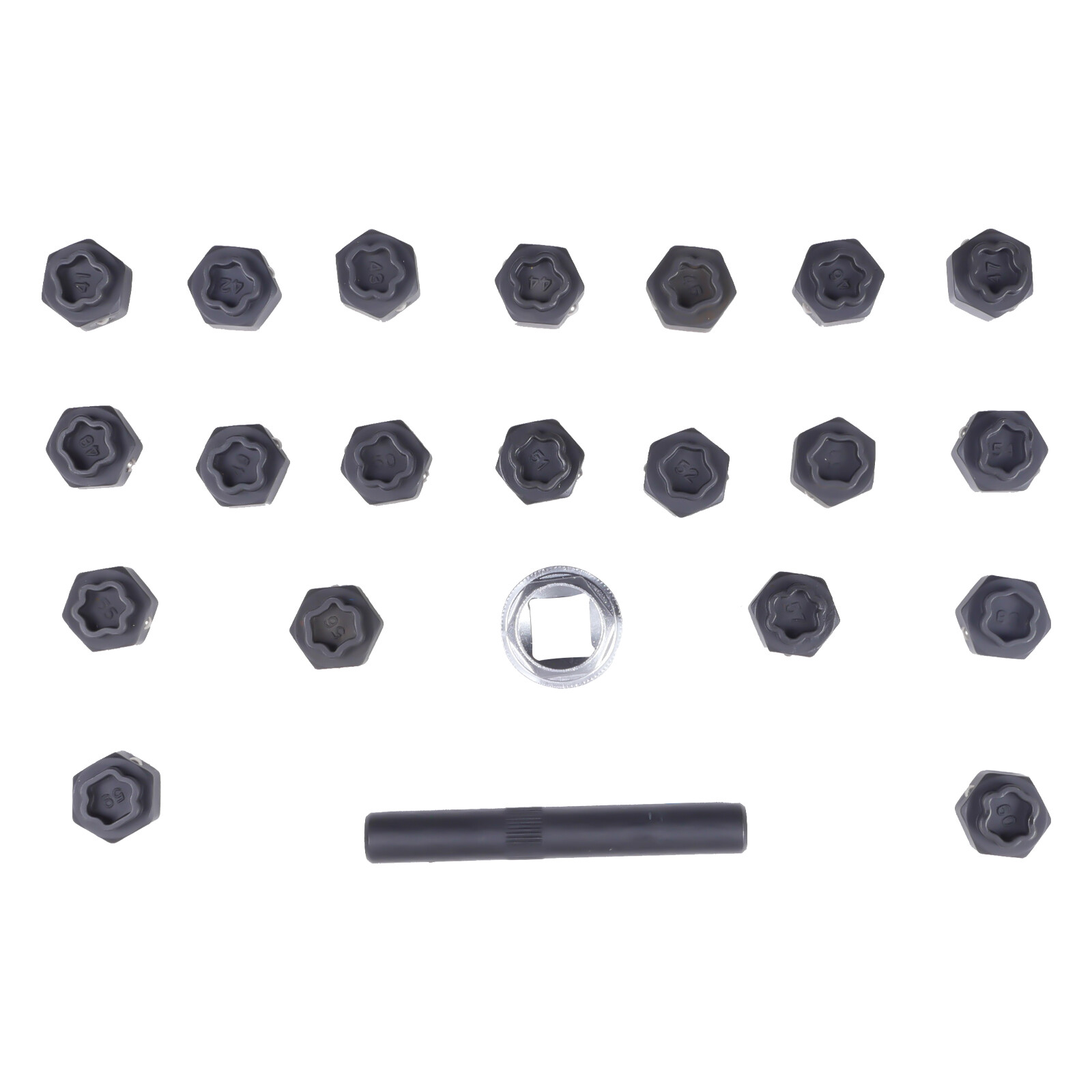 22pcs Wheel Lock Lug Nut Removal Key Socket Set Anti-Theft Screw Kit for BMW USA