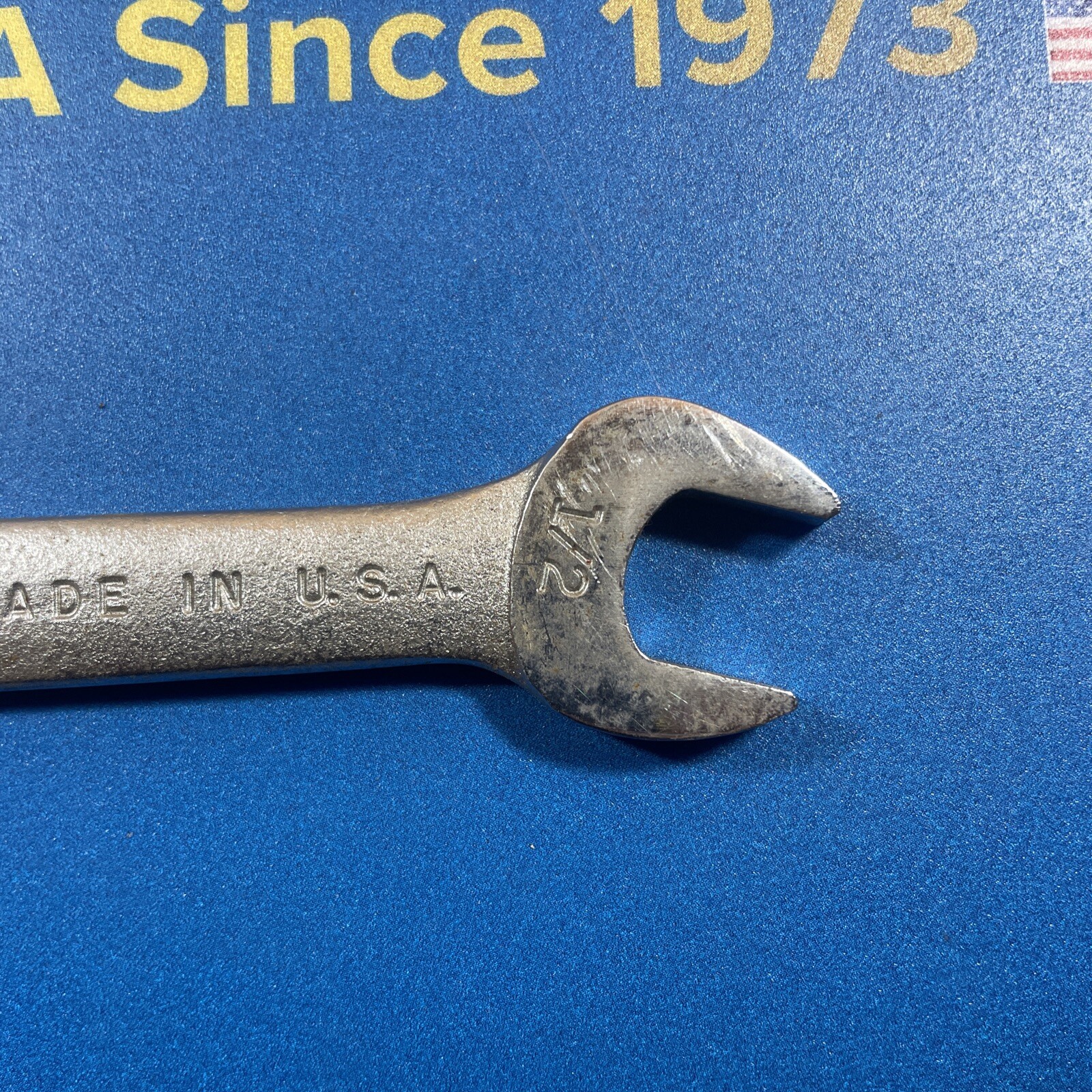 Easco 61 120 Double Open End Wrench Size 5/8 in x 9/16 in USA Tool