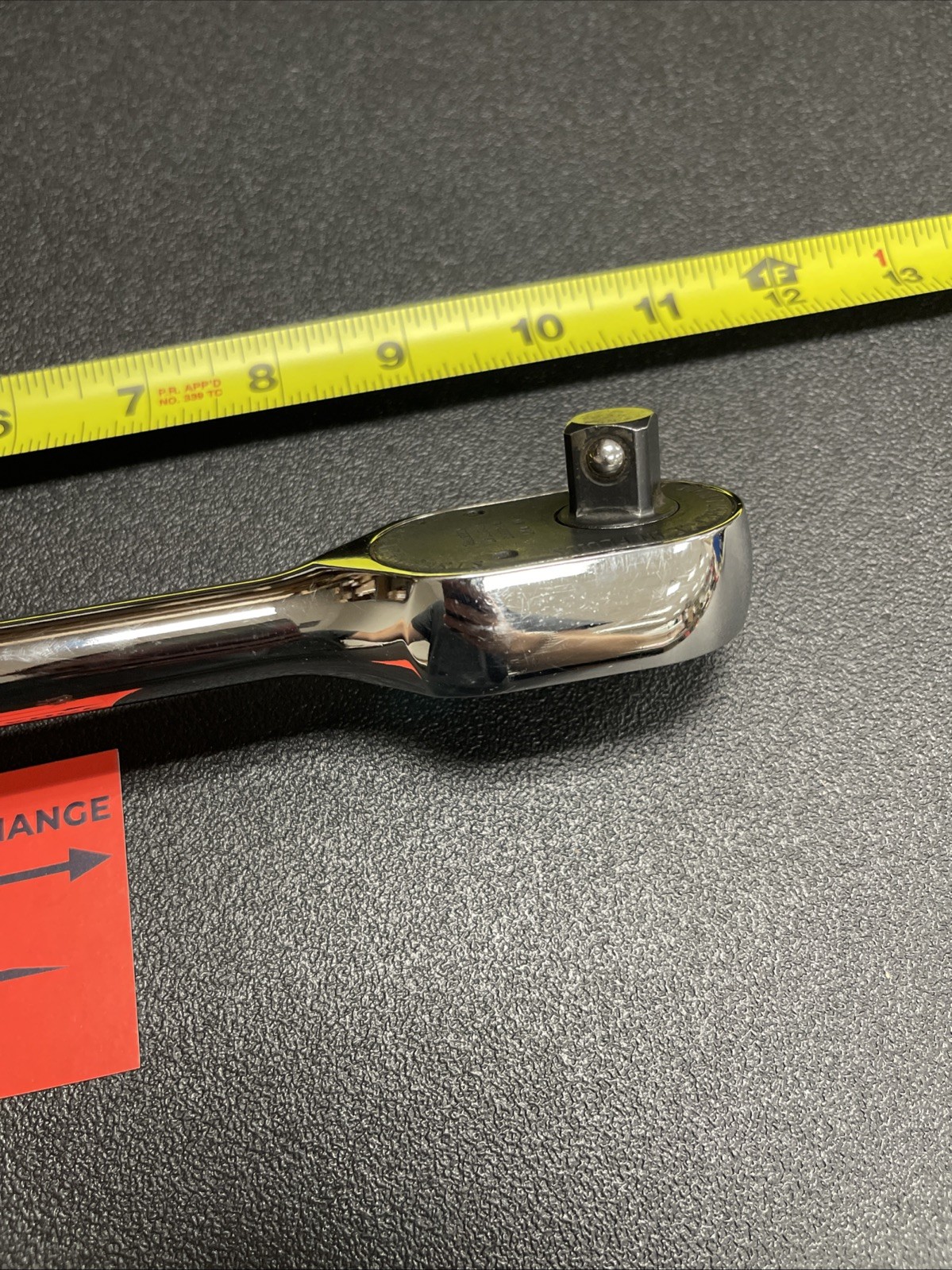 Snap-on Tools USED NEW STYLE 1/2″ Drive Fine 80 Tooth Chrome Handle Ratchet S80A