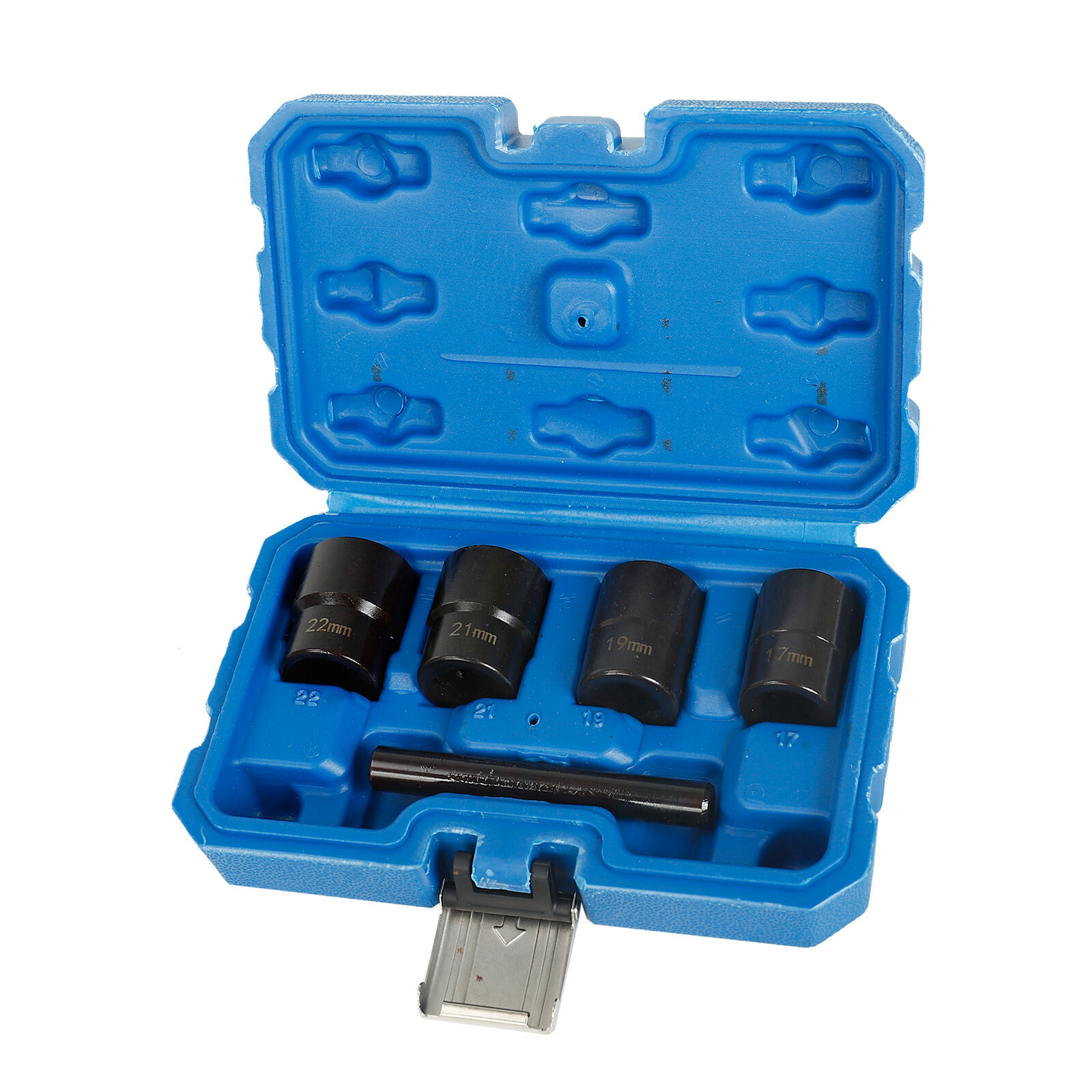 Twist Socket Wheel Lock Worn Lug Nut Remover Extractor Tool 5PCS 17/19/21/22mm