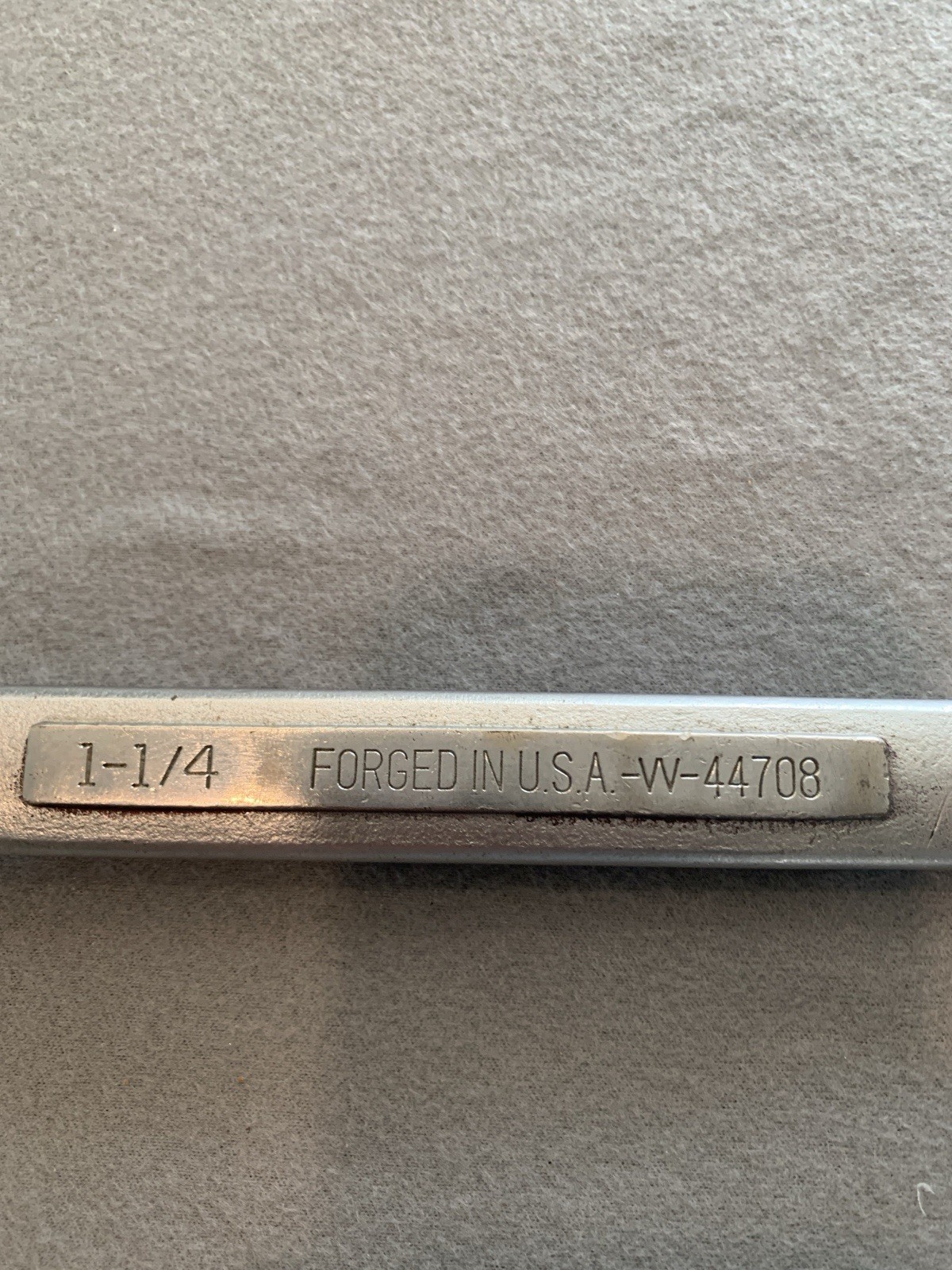Craftsman 1-1/4″ Combination Wrench 12 Point VV 44708 USA