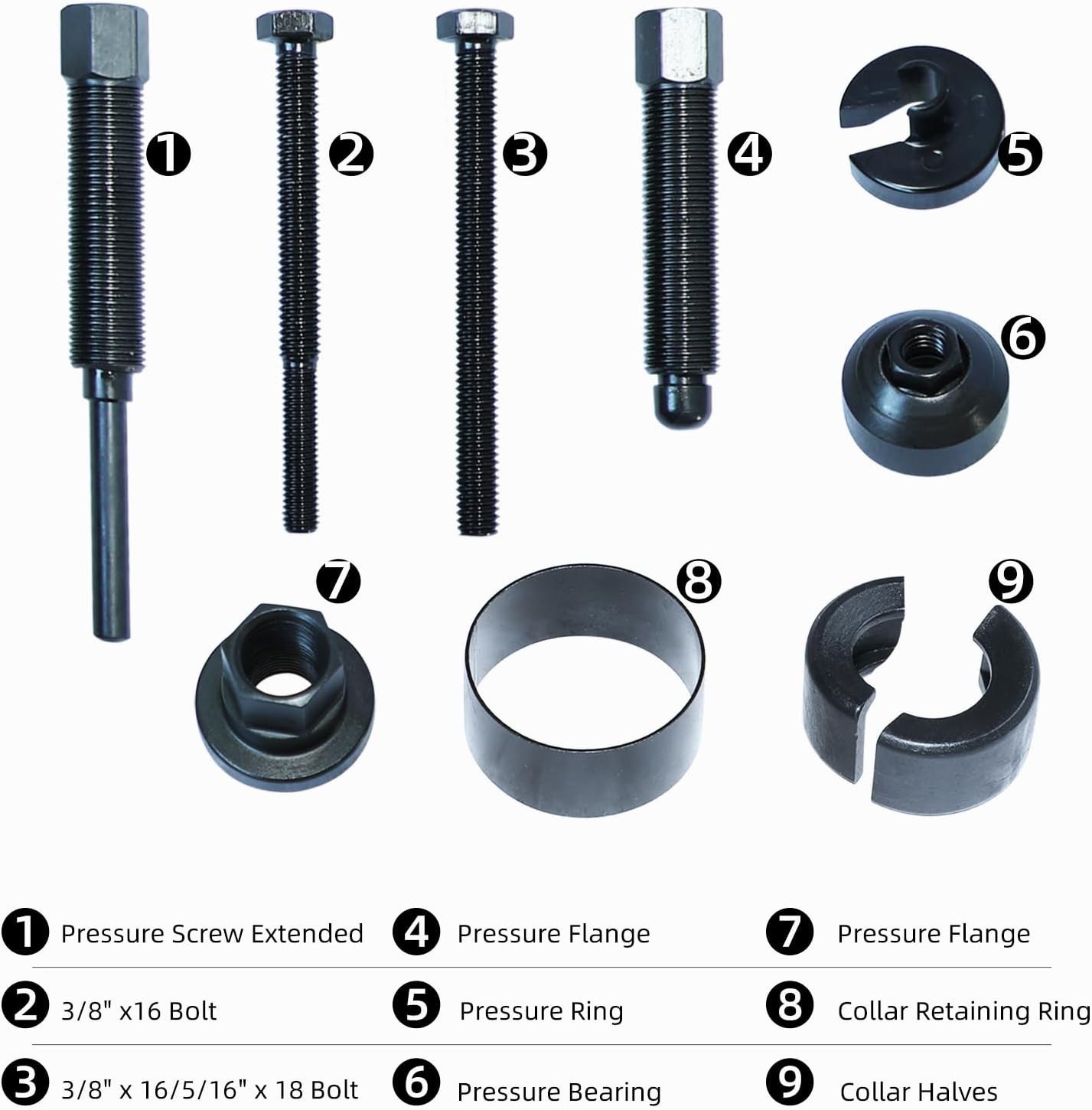 DPTOOL Power Steering Pump Pulley Puller Remove Install Tool Compatible with…