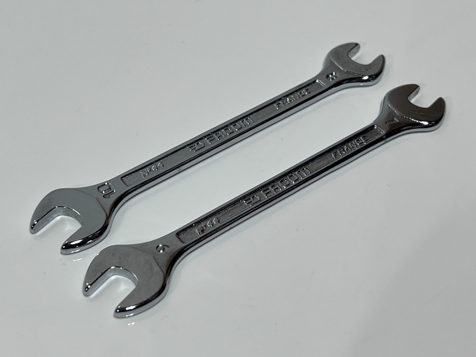 FACOM Tools (Made in France) 2pc No. 4 Metric Open-End Wrench Set – 7mm to 10mm