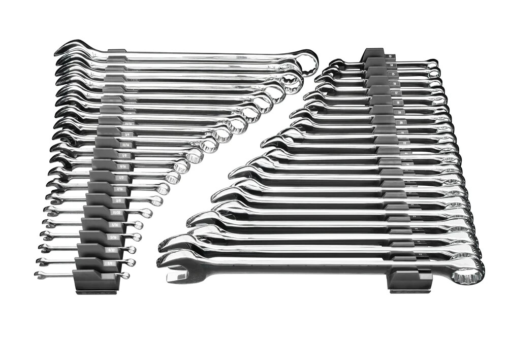 Ernst Manufacturing 5410 Modular Wrench Rack Organizer, 40 Tool, Black – USA