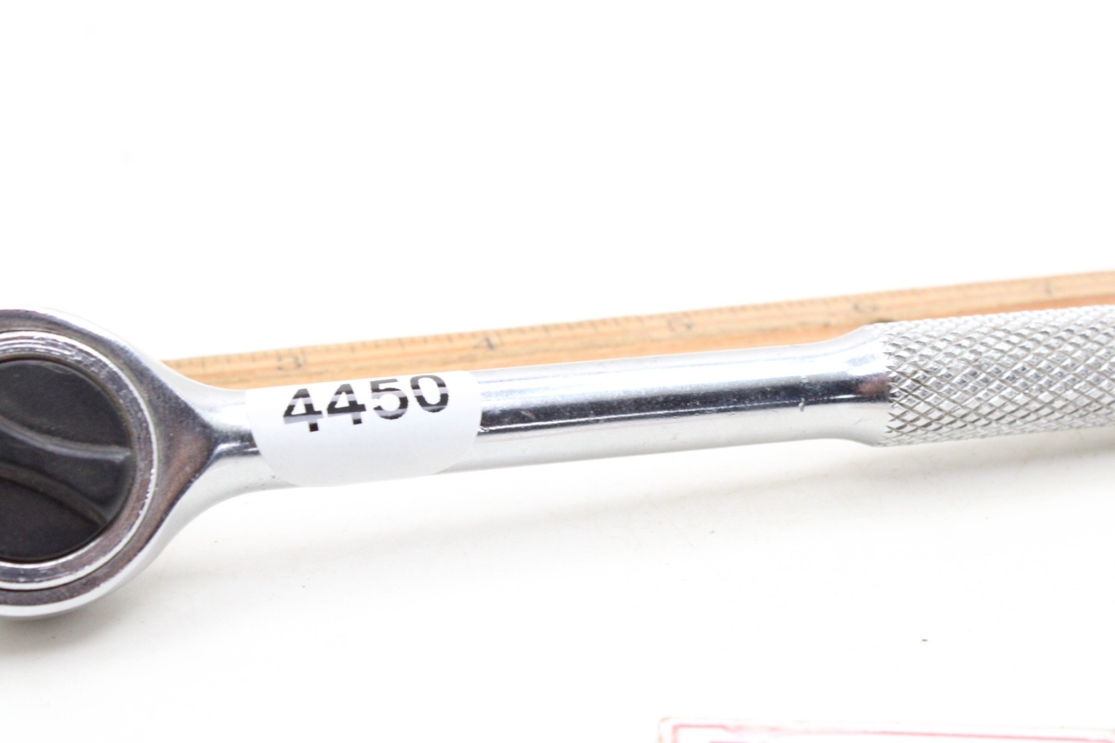 Unbranded 3/8” Drive Standard Ratchet Round Head Knurled Grip 7.75″
