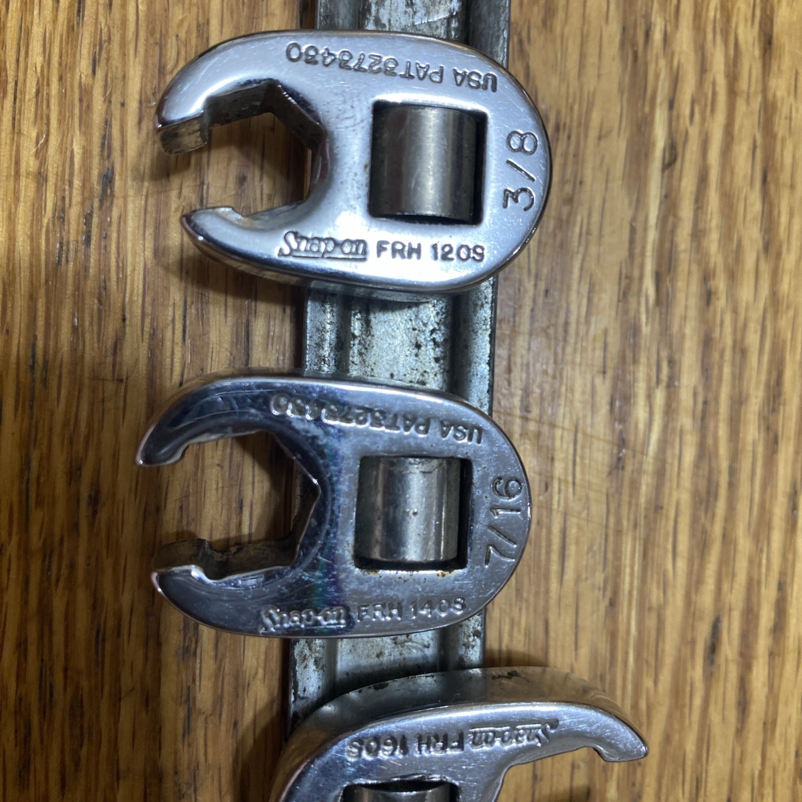 Snap-On Tools SAE Open-End Flare Nut Crowfoot Wrench Set 6 Piece, 3/8″- 3/4”
