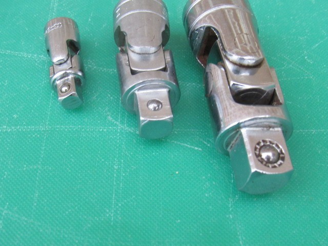 SNAP ON 103UFTS 1/4″ 3/8″ 1/2″ 3 PIECE UNIVERSAL SWIVEL JOINT SET TMU8 FU8A S8