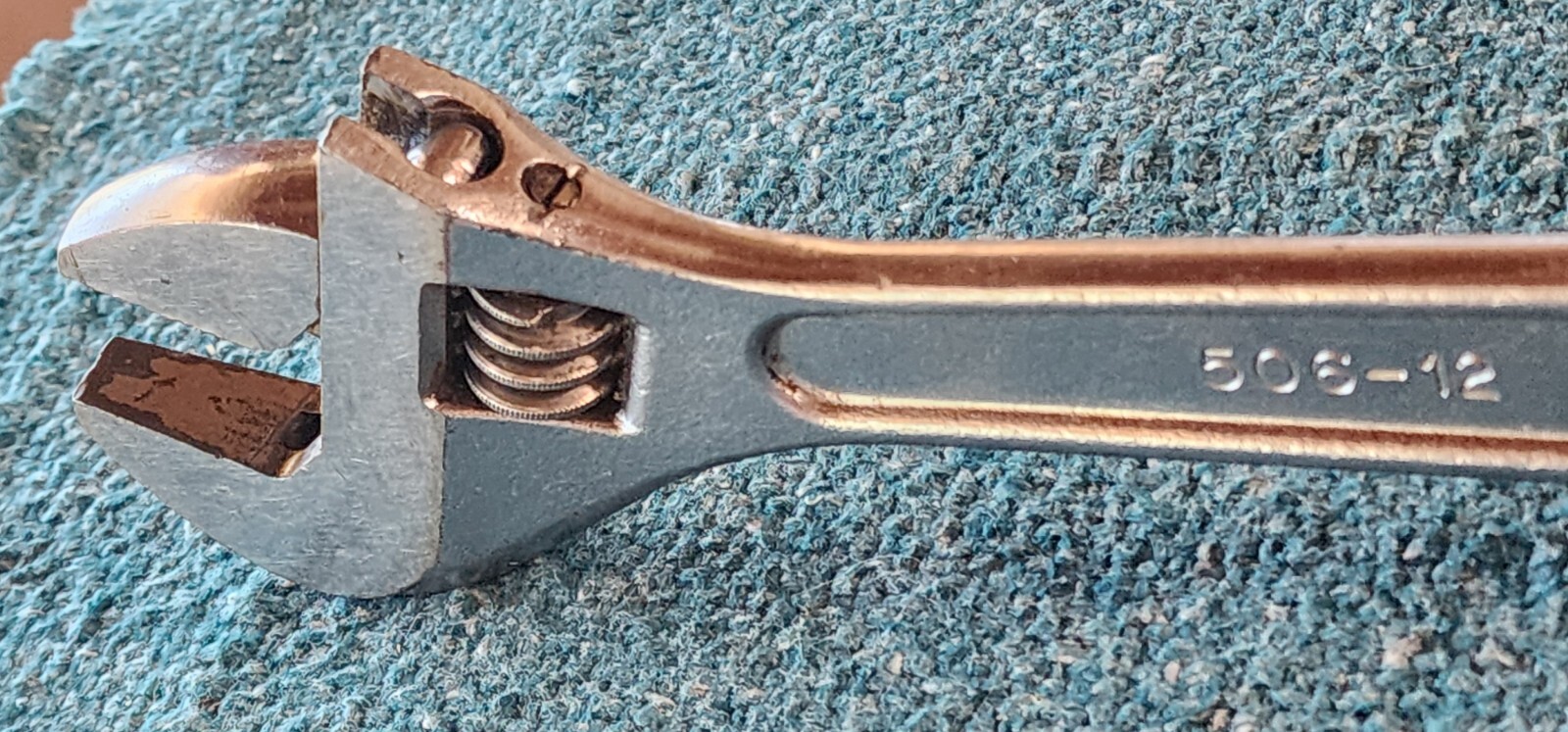 VINTAGE KLEIN TOOLS, INC., 506-12 ADJUSTABLE WRENCH 12″, 300mm OAL! MADE IN USA!