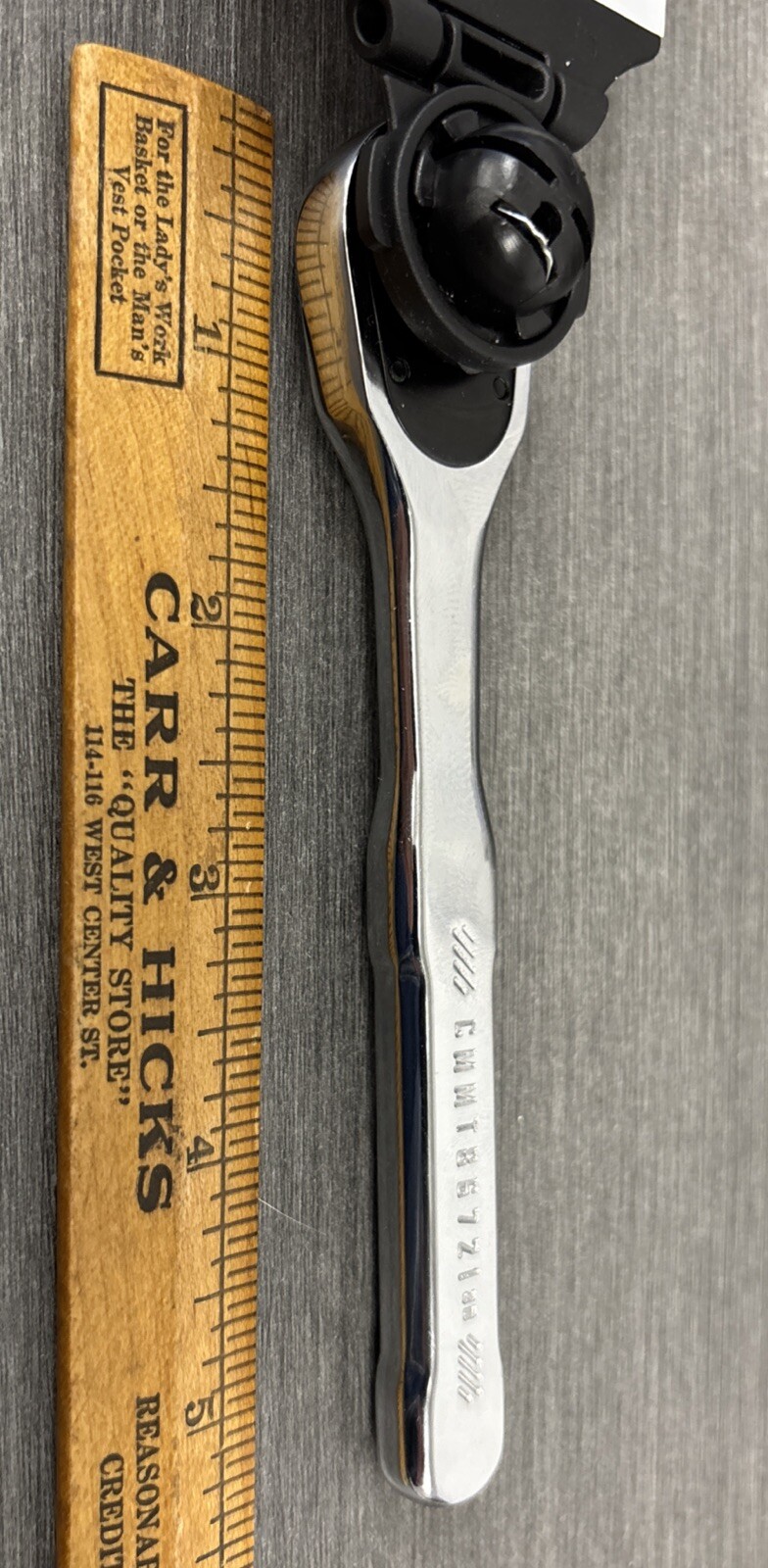 CRAFTSMAN Ratchet Wrench, 1/4″ Dr, 72-Tooth, LOW PROFILE (CMMT86721) Chrome