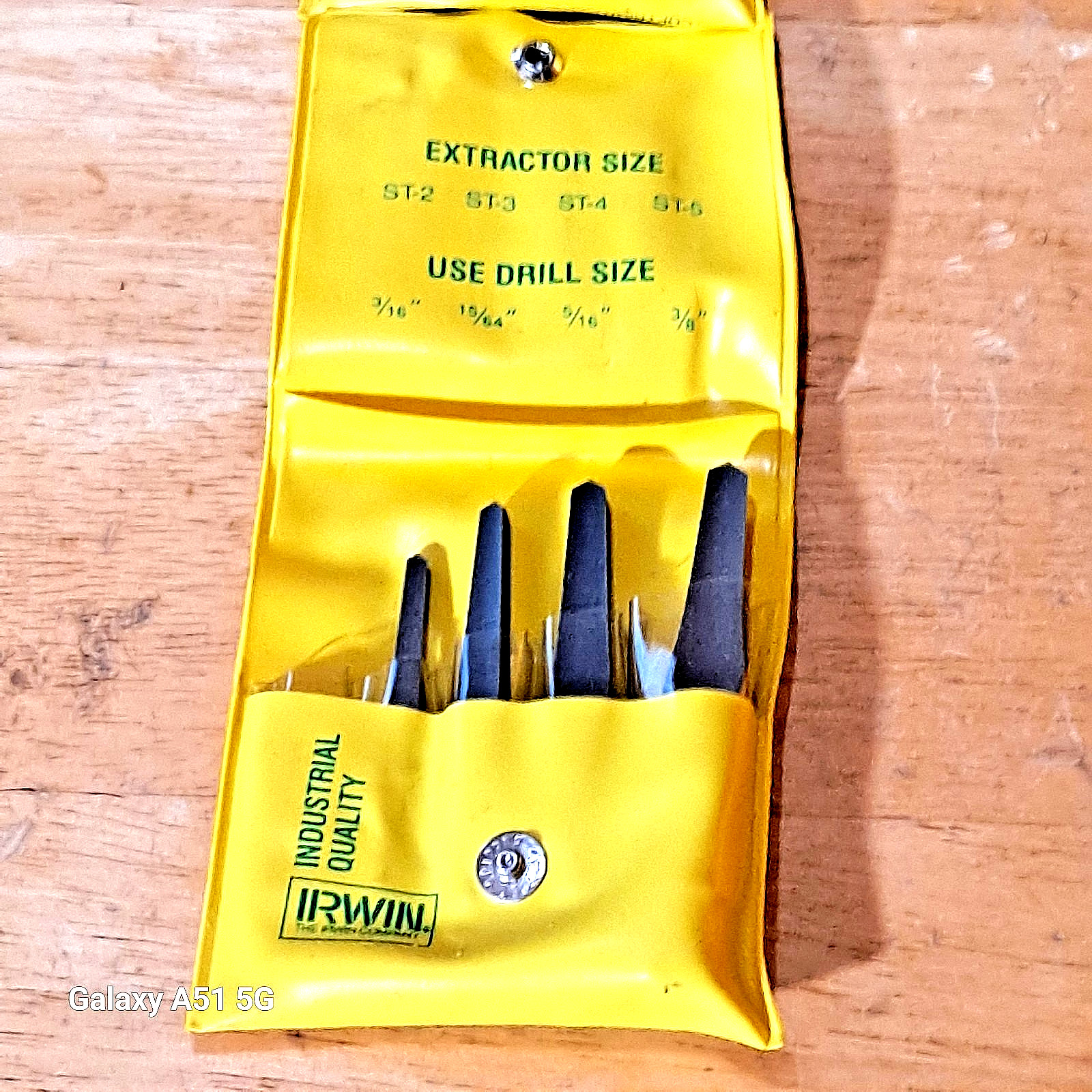 Irwin 52625 Hanson 4pc Straight Flute Screw Extractor Set NEW FREE SHIPPING