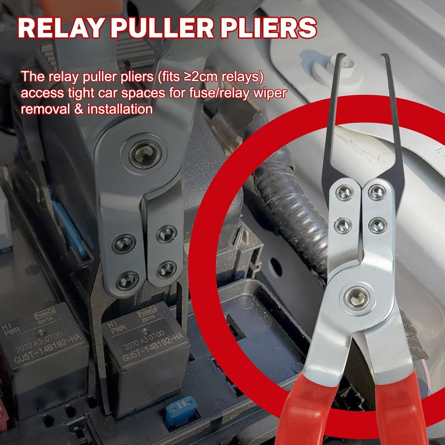 9-Piece High-Carbon Steel Automotive Disconnect Pliers Kit for Efficient Repairs