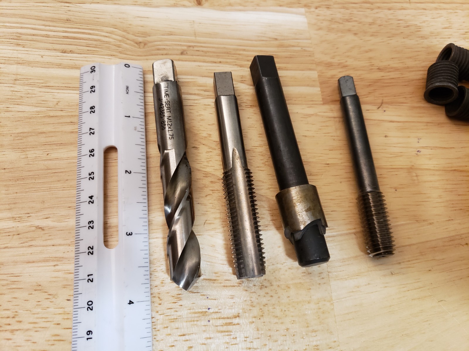 Time Sert M12x1.75 Thread Repair Kit Tap 12mm Metric Insert 16.2mm Long