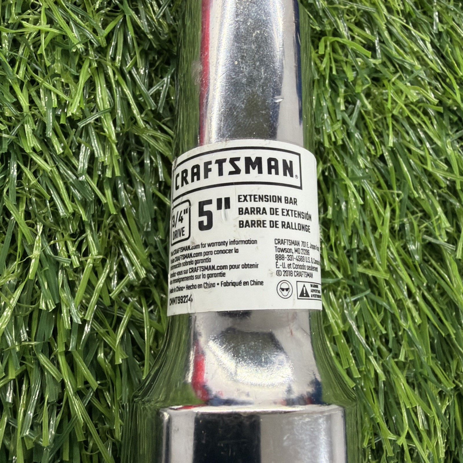 Craftsman 5 in. L X 3/4 in. drive Extension Bar 1 pc