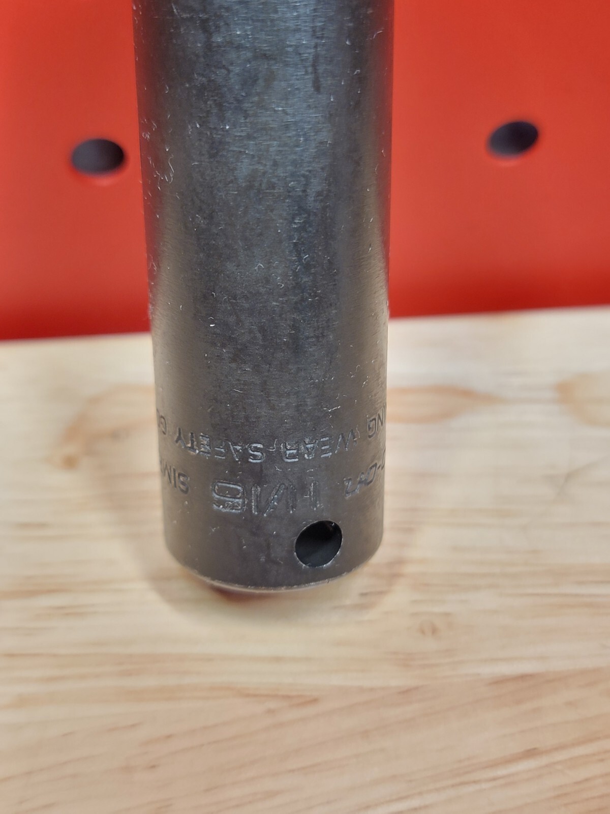 Snap-on Tools SIMF220 11/16″ SAE 3/8″ Drive 6-Point Deep Impact Socket USA