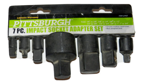 1/4 3/8 1/2 3/4 1″ INCH DR IMPACT SOCKET ADAPTER REDUCER SET 1/2″ TO 3/4″ TO 1″