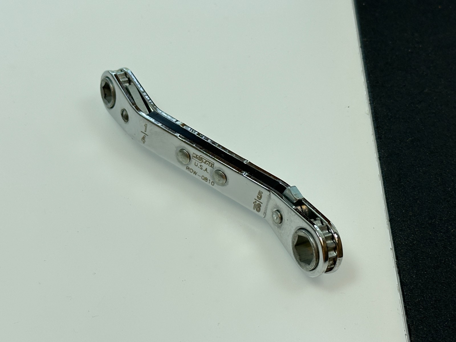 🇺🇸 Kastar USA ROW-0810 SAE Offset Ratcheting Box Wrench 1/4″ x 5/16″ 6PT (NOS)