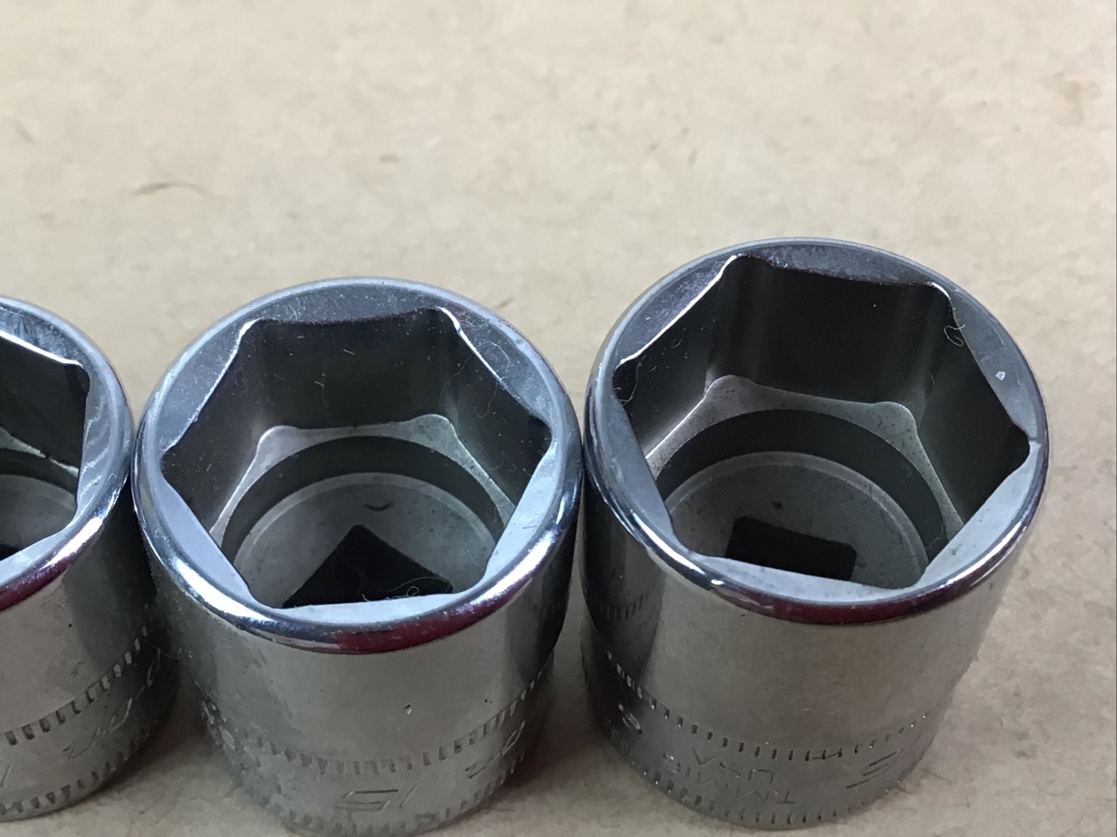 Snap on Tools 1/4 Drive Metric 6 Point Shallow Socket Set 4mm to 16mm 14 Pc TMM