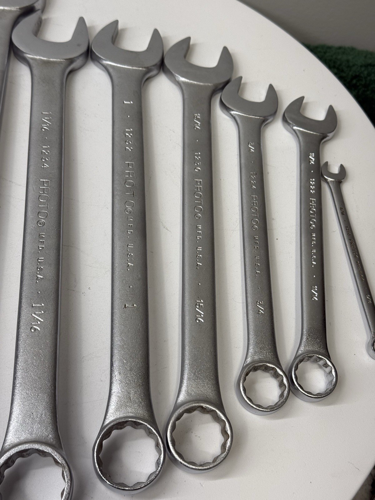 Lot Of 13 PROTO Professional SAE Combination Wrenches MADE IN USA