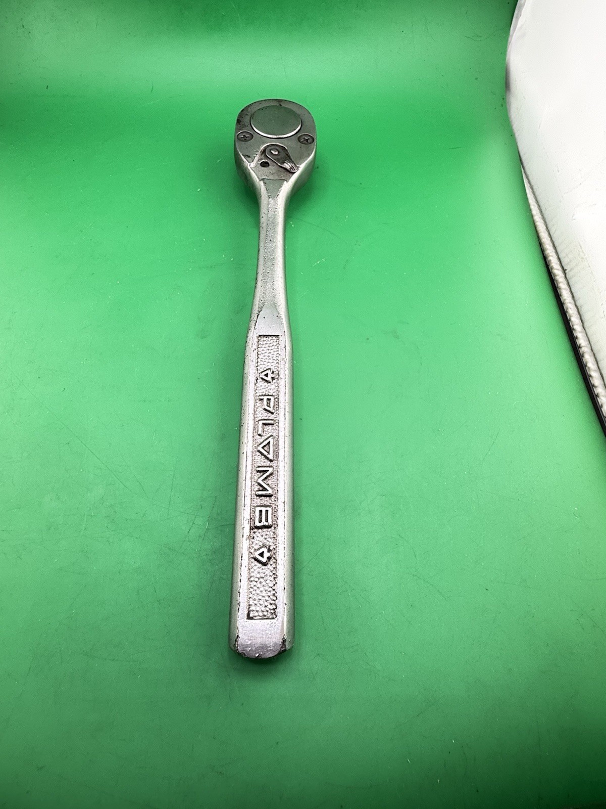 Vintage Plomb 10.25″ Ratchet 1/2″ Drive Pebble Handle 5449 Plvmb Plumb USA