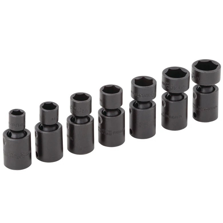 7PC 3/8″ Drive Metric Universal Impact Socket Set,10mm11mm12m13mm14mm17mm19mm
