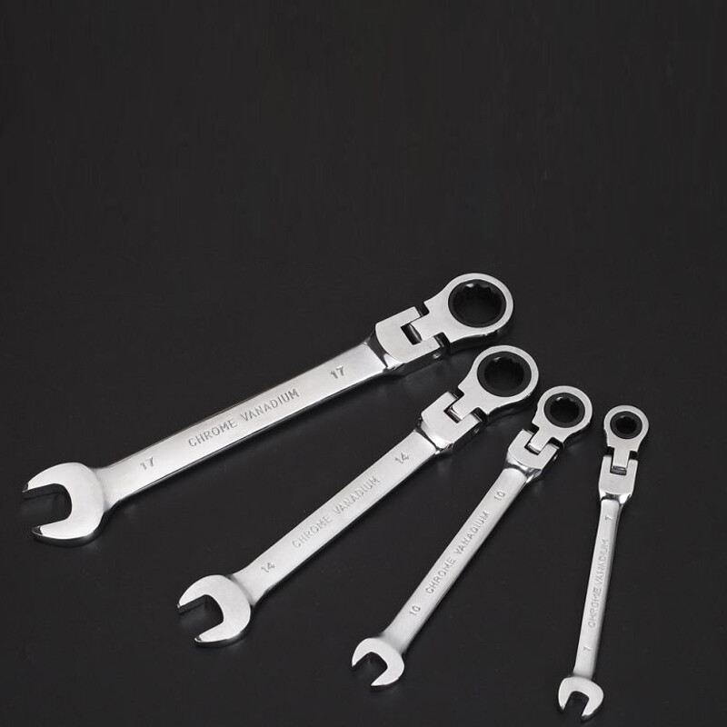 Flexible Ratchet Wrench 6-32mm Spanner Gear Ring Ratcheting Metric Flex Head