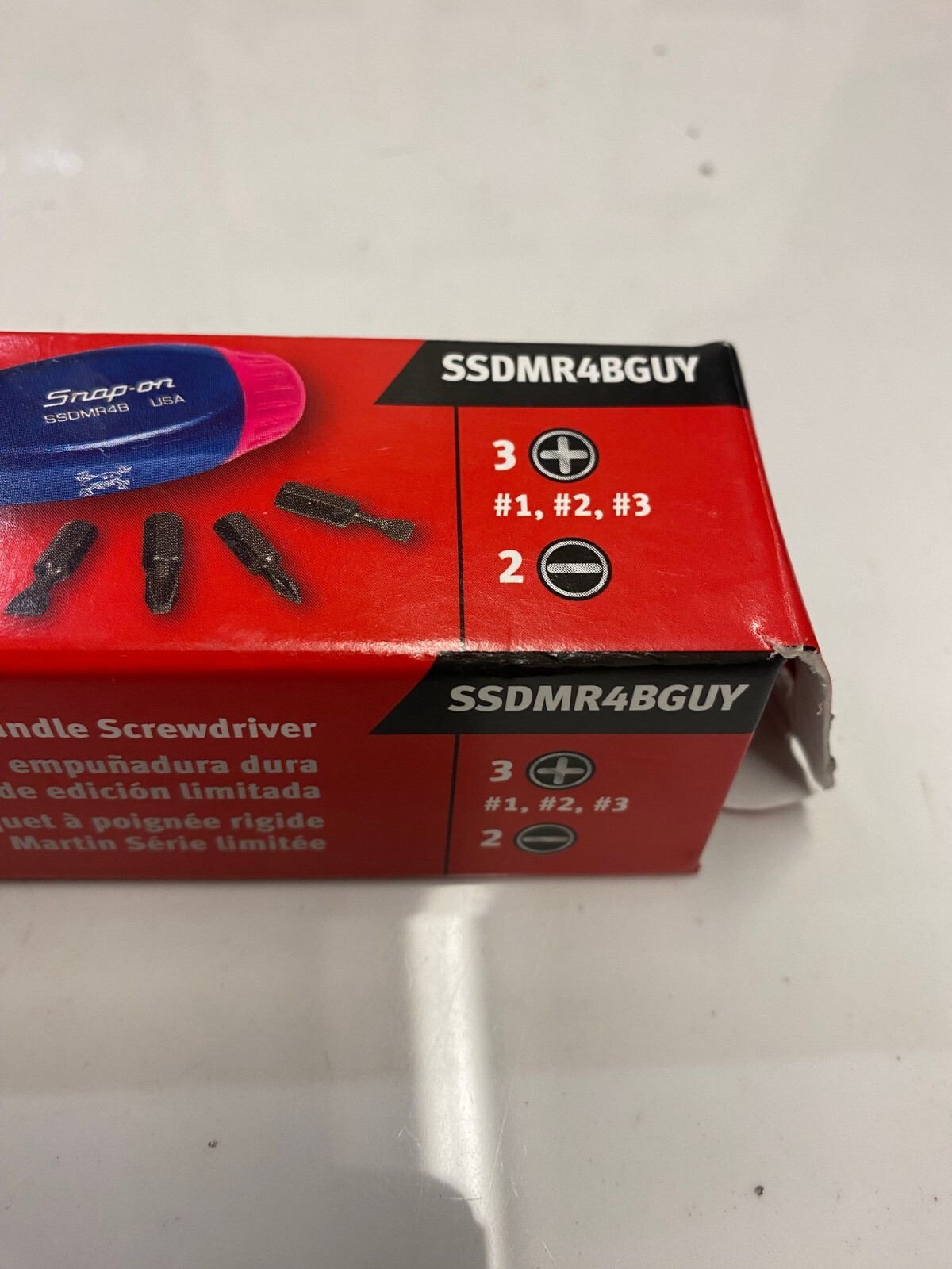 Snap-On Tools Guy Martin Limited Edition Rare Ratchet Screwdriver – SSDMR4BGUY