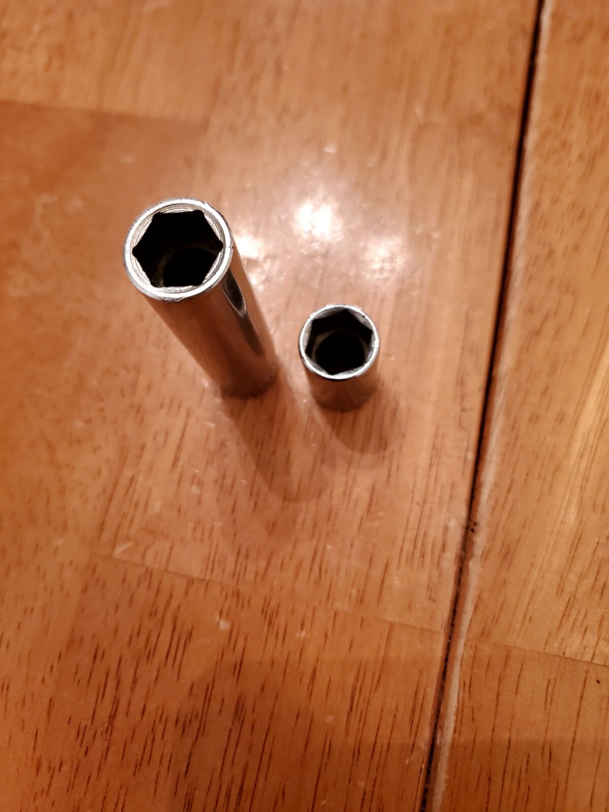 Snap On 1/4 Drive 3/8 6PT Shallow Deep Sockets Lot Of 2