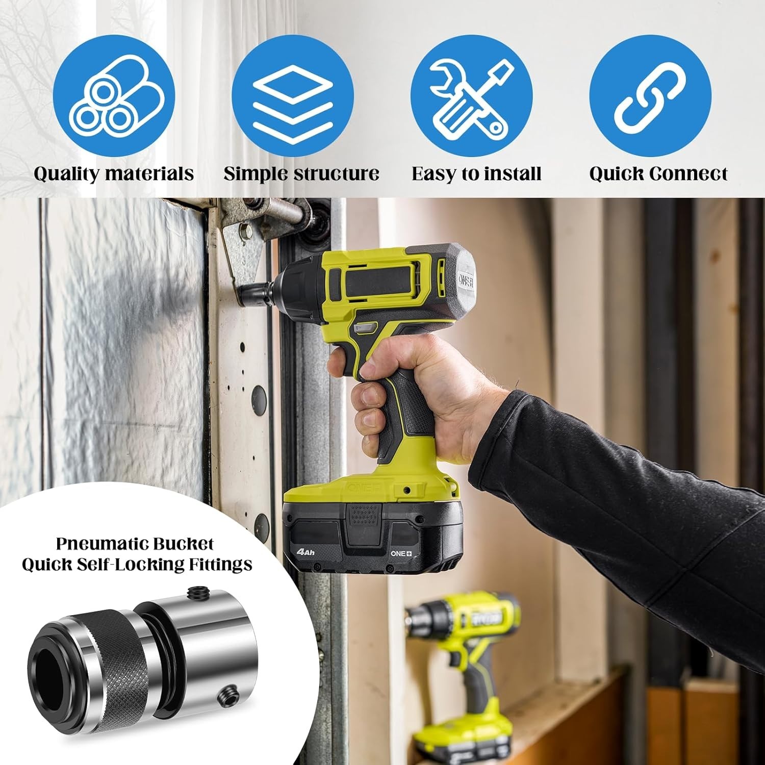 Efficient 2-Pack Air Hammer Quick Change Chisel Retainers – Lightweight & Strong