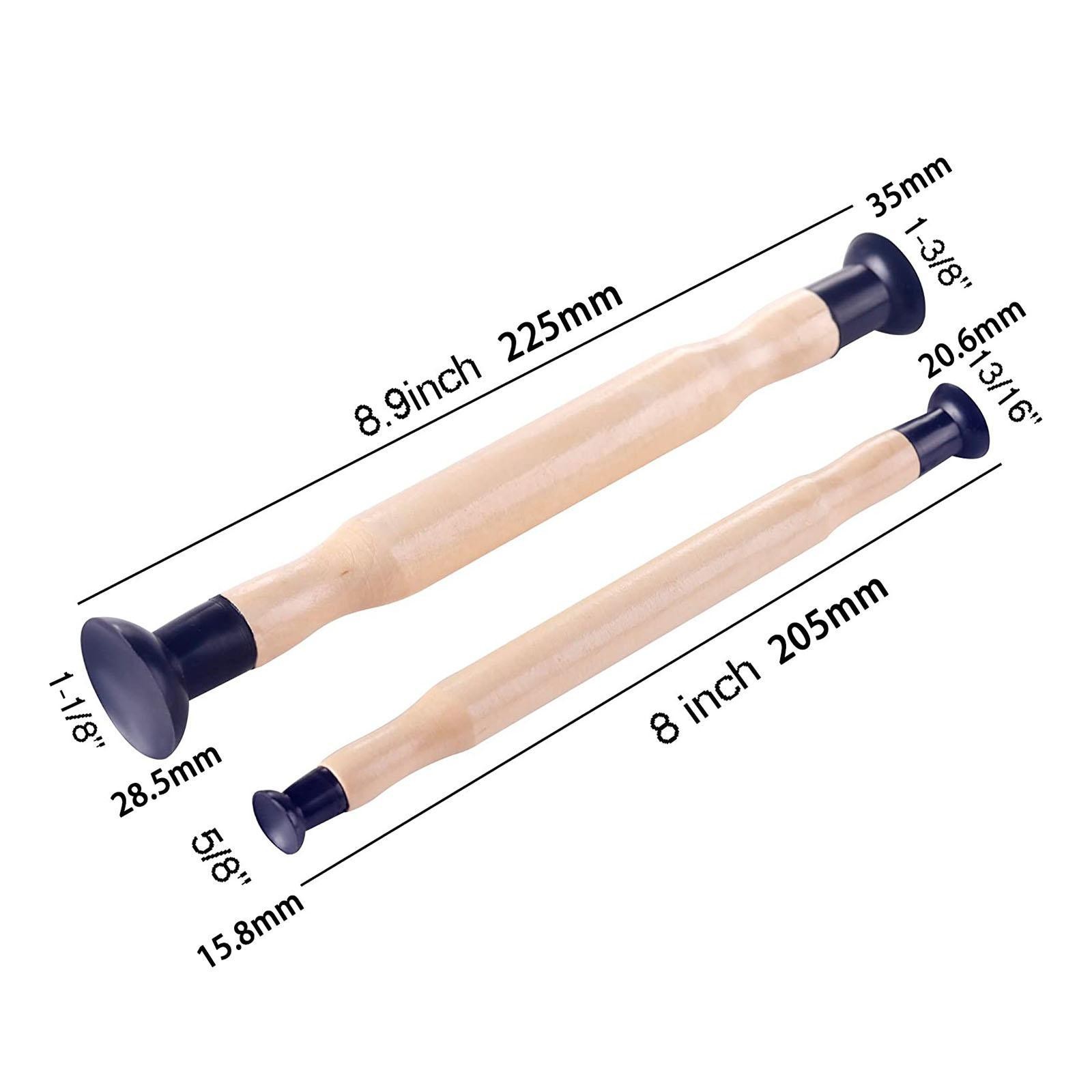 2Pcs Grinding Lapping Stick with Sucker Cups Valve Lapper Tool Double Ended