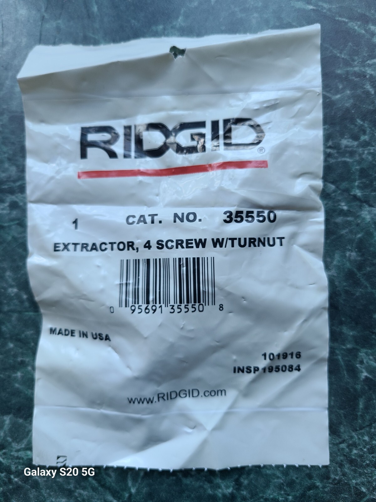 RIDGID 35550 (Model 4) / SNAP ON SCREW EXTRACTOR -7/16″