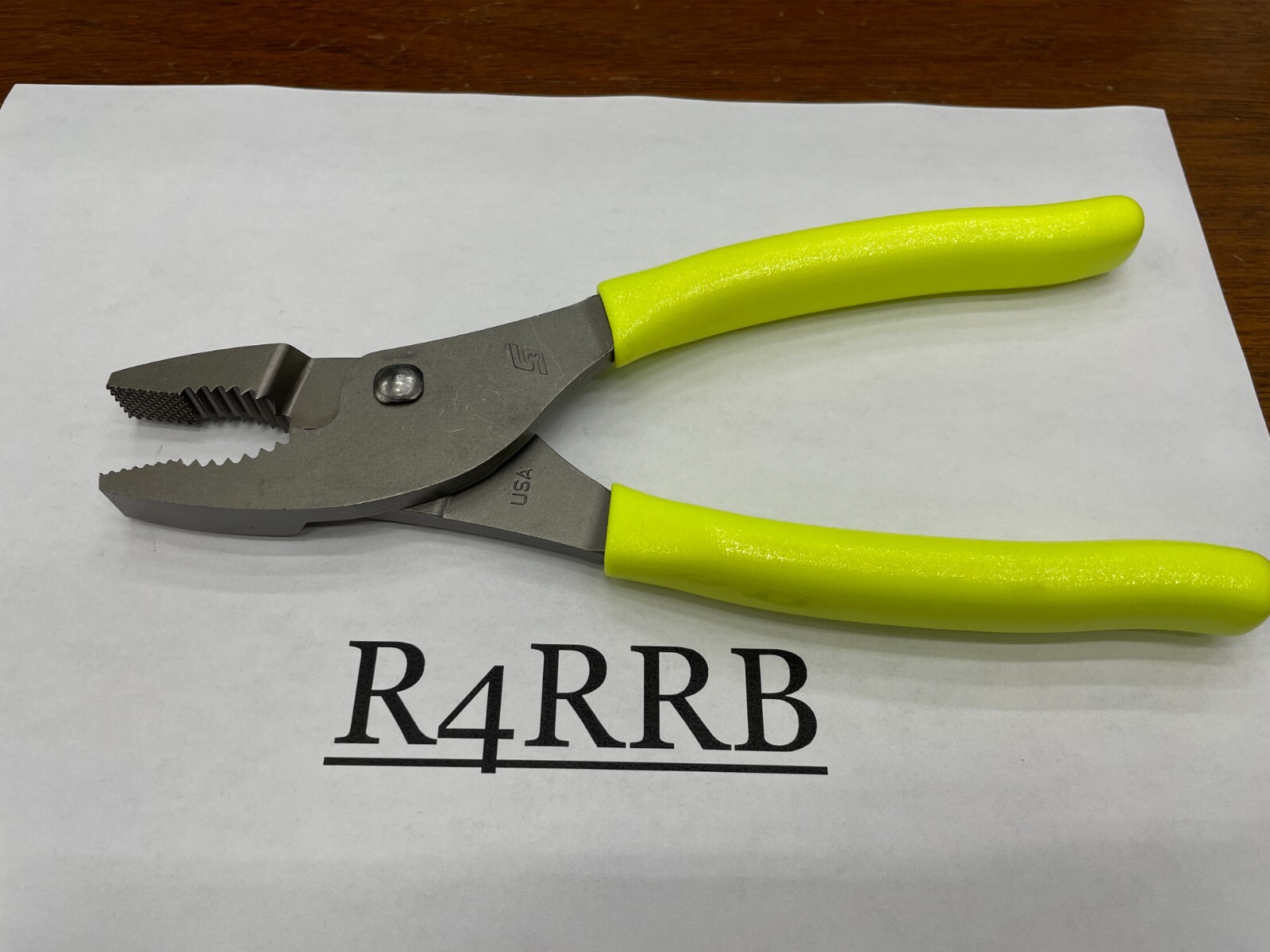 Snap-on Tools USA NEW 8″ HIVIZ Talon Grip Combination Slip Joint Pliers 47ACFHV