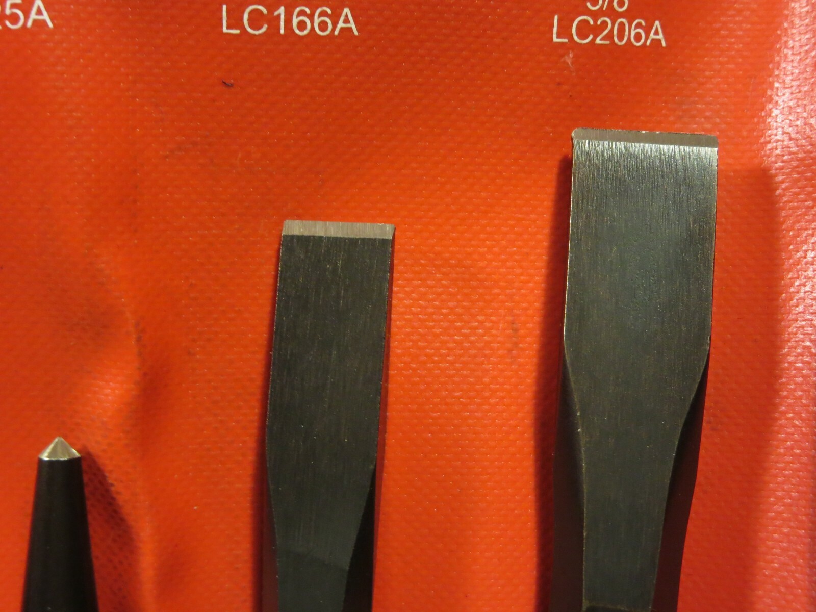 Matco Punch and Chisel Set SPC6PA 6pc w/pouch 2pc Snap on PPC104A and PPC106A