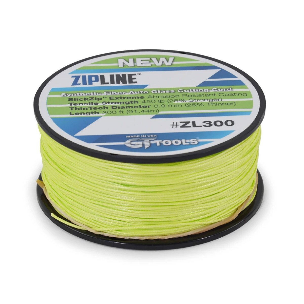 Glass Technology ZipLine Auto Glass Removal Line 300′ Spool ZL300