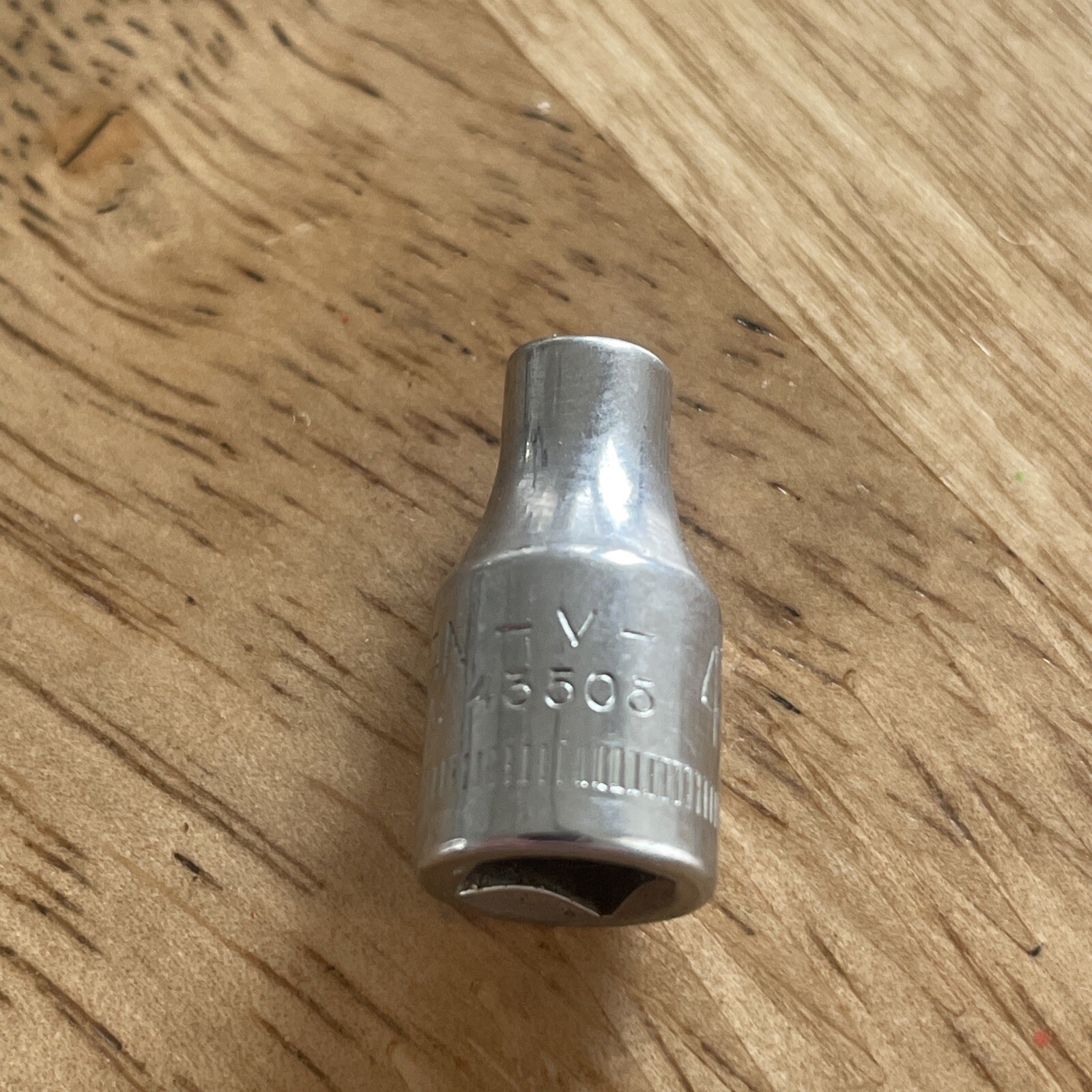 Craftsman 1/4″ Drive 4MM 6 Point Shallow Socket Metric -V- 43505 USA NICE