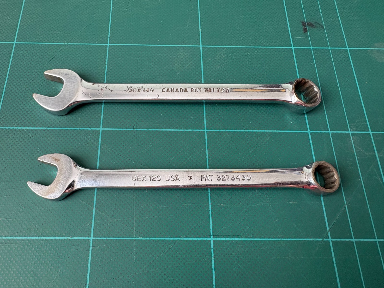 Snap-On OEX 120 – 3/8″ & OEX 140 – 7/16″ Combination Spanners – USA & Canada