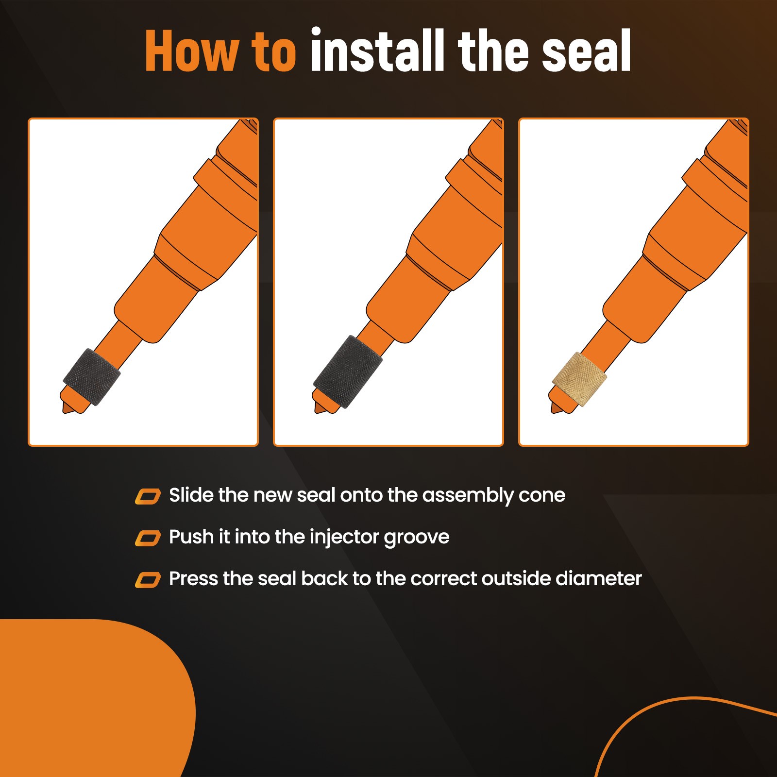 1 Set Injector Puller and Seal Installer Tools for BMW 750i 750Li 2009-2013