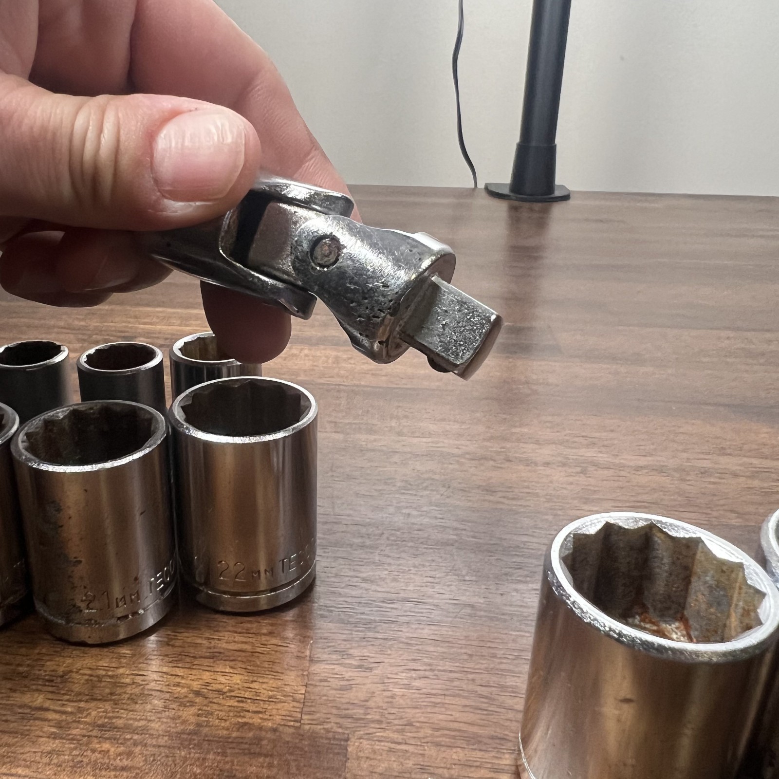 TecoMaster Vanadium 12 Point Socket Set (Missing Pieces) 11mm – 32mm See Picture