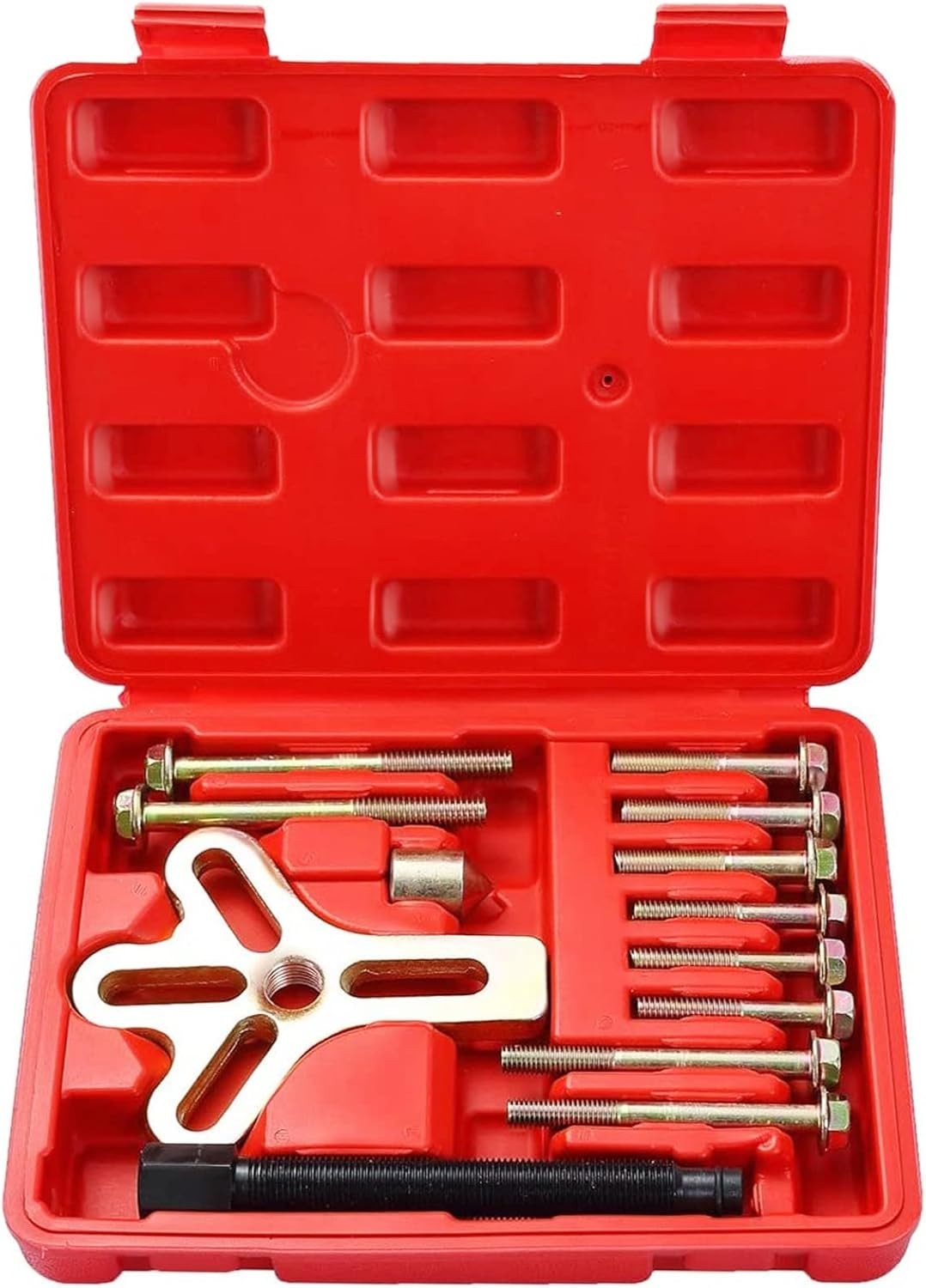 Versatile 13-Piece Steering Wheel and Harmonic Balancer Puller Set – Lightweight