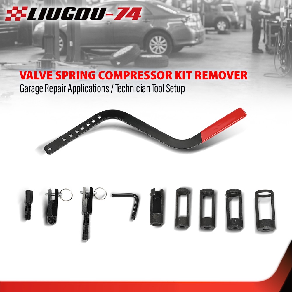 Valve Spring Compressor Kit Remover & Installer Disassembling Tool
