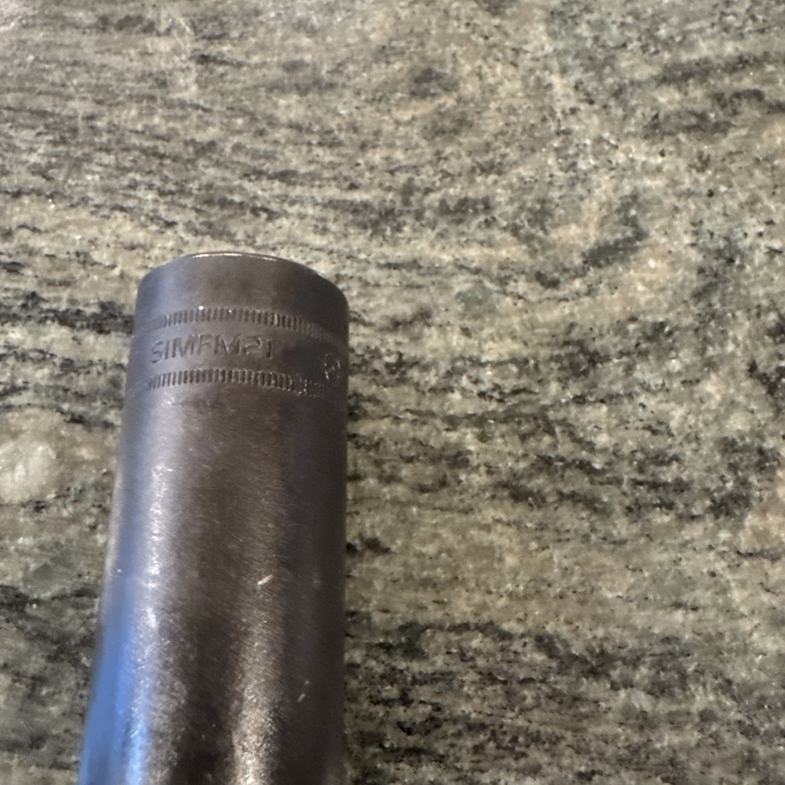 Snap-on simfm21 3/8” drive 6 point metric 21mm deep impact socket new