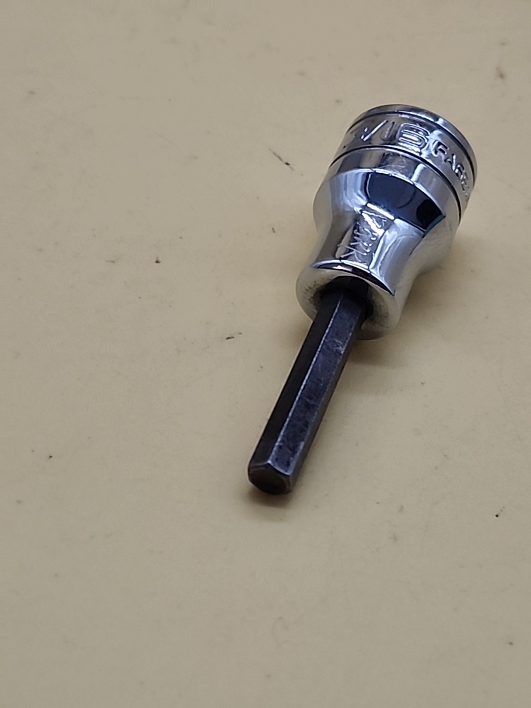 Snap- on Tools FA5E 5/32″ SAE Hex Bit Socket Driver 3/8″ Drive USA
