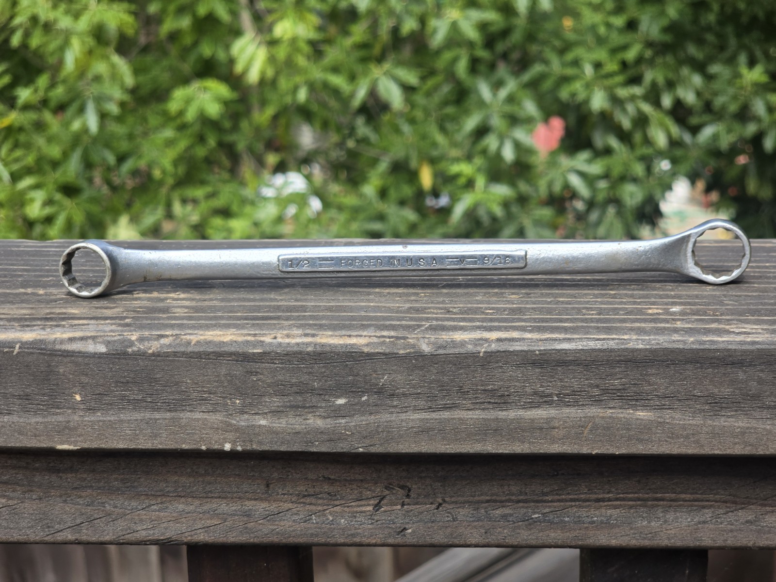 Vintage Craftsman V-Series 1/2″ x 9/16″ Offset Box Wrench Vintage USA No #