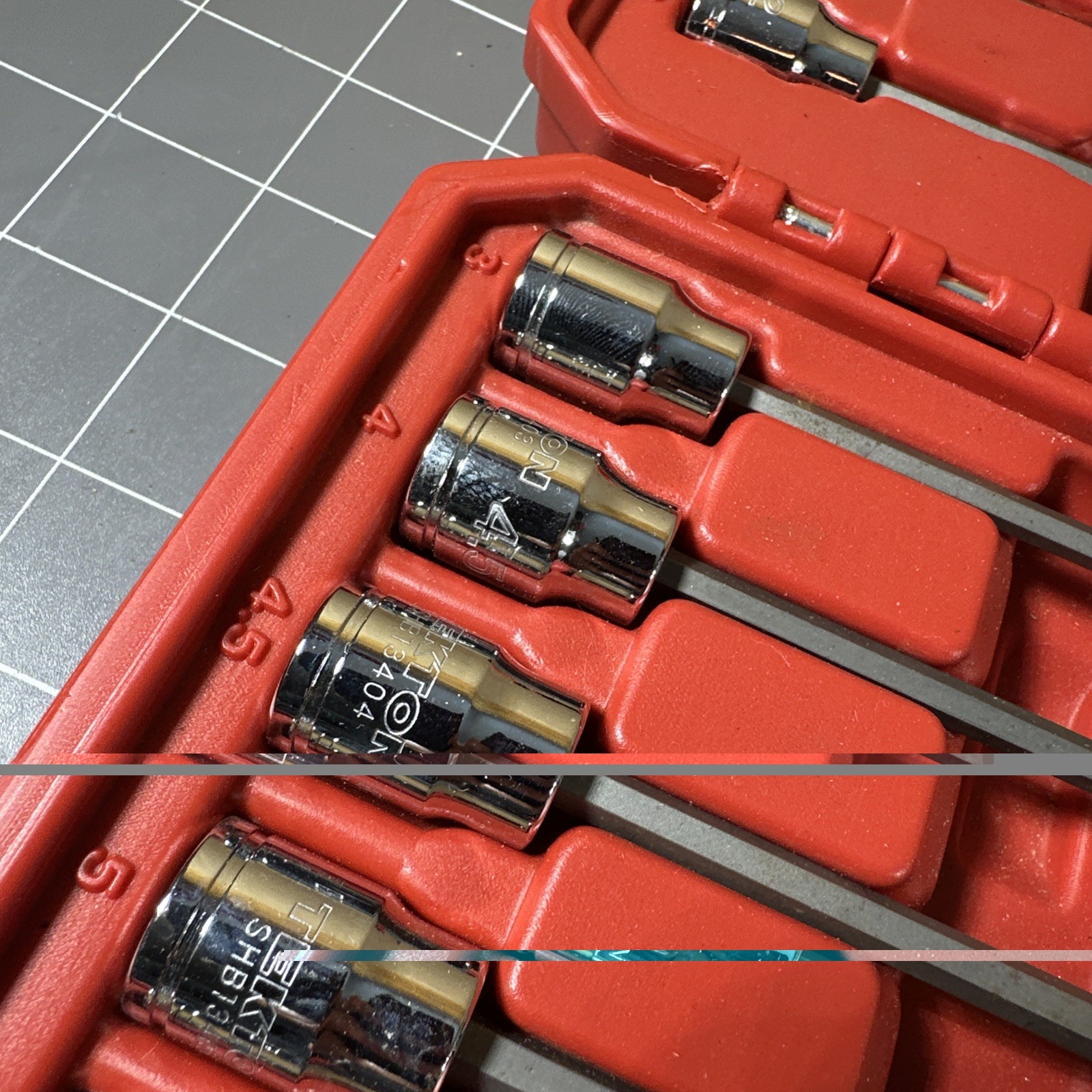 Tekton SHB91316 3/8 Inch Drive 18 Piece SAE MM Hex Bit Socket Set W/Case