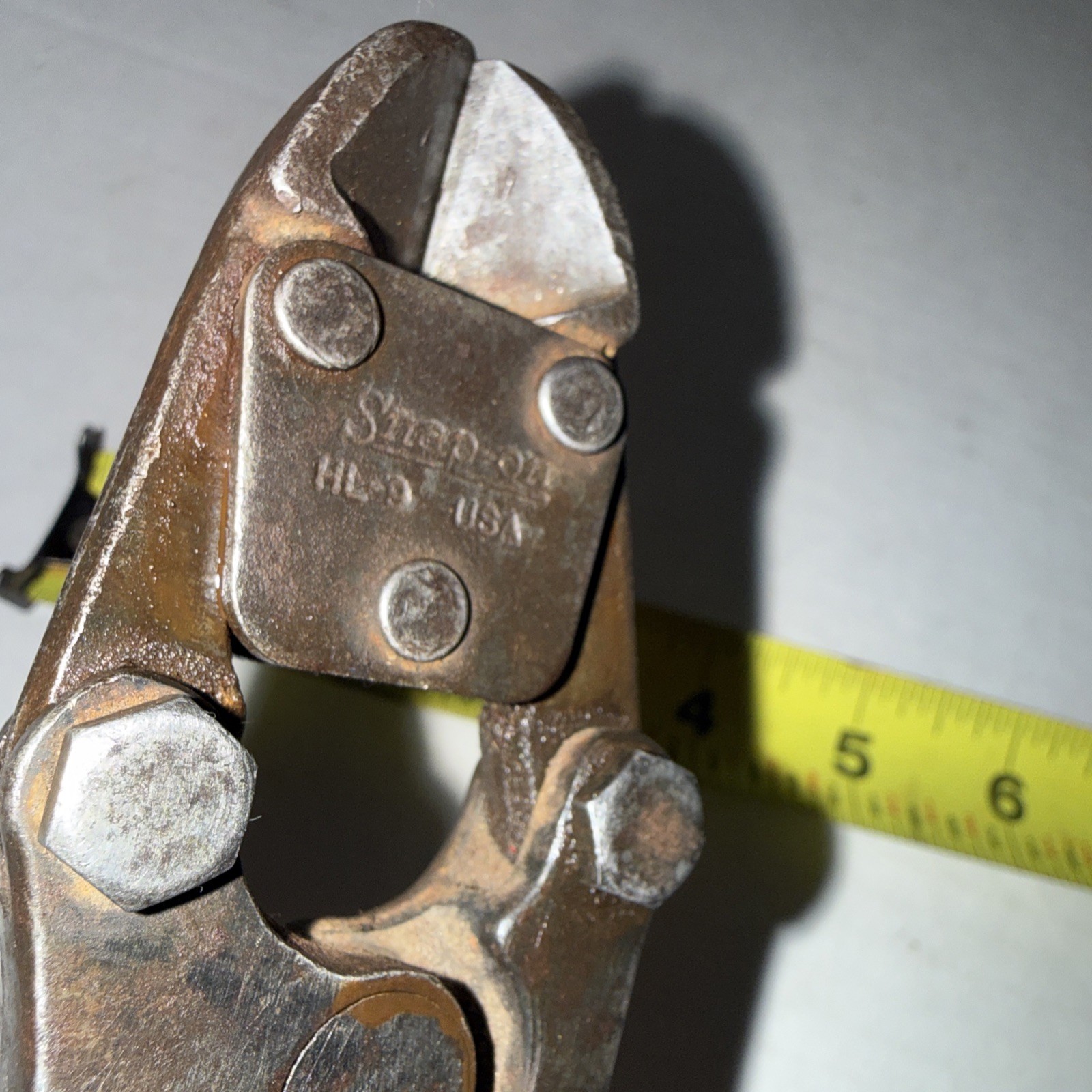 Vtg Snap-On Tools Made in USA HL-9 High Leverage Diagonal Cutters Pliers 9″ !!